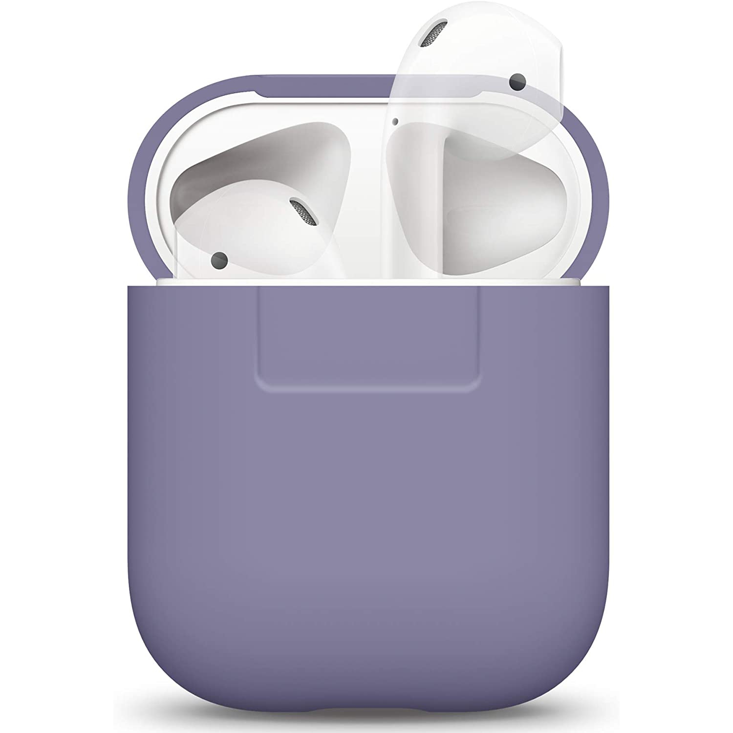 elago Silicone Case Designed for Apple AirPods Case 1 and 2 [Lavender Grey]