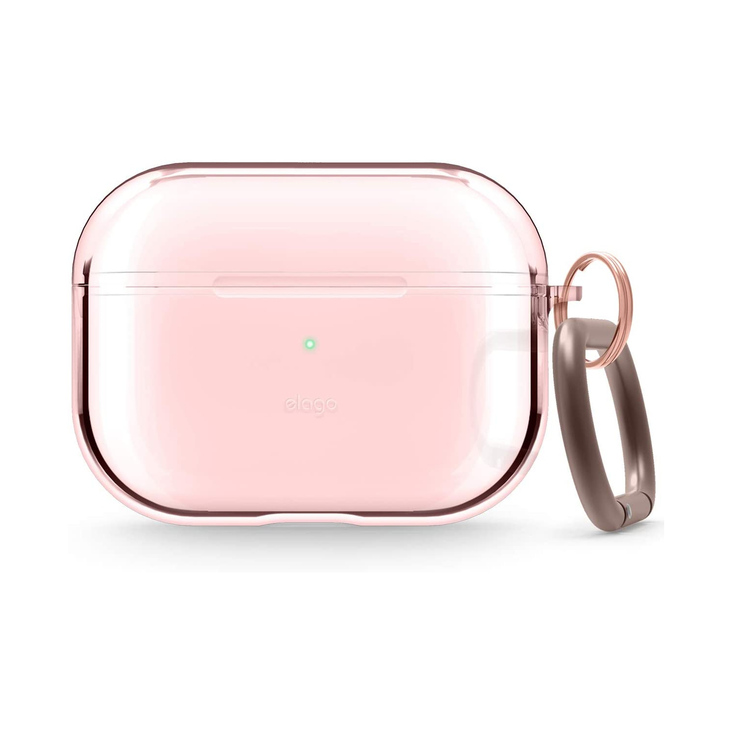 elago Protective Clear Case Designed for Apple AirPods Pro Case for AirPod Pro [Lovely Pink]