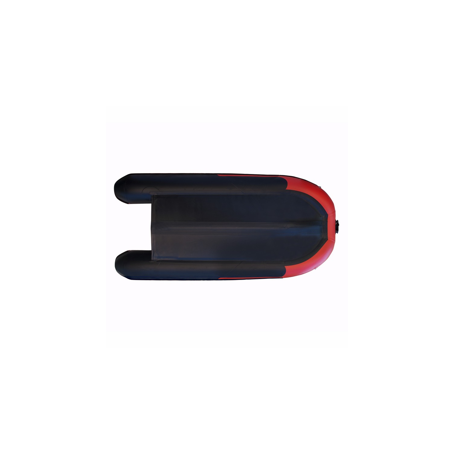 ALEKO® BTF320RBK PRO Inflatable Fishing Boat Raft 10.5Ft Aluminum Floor 4 Person Fishing Rod Holders , Red Black