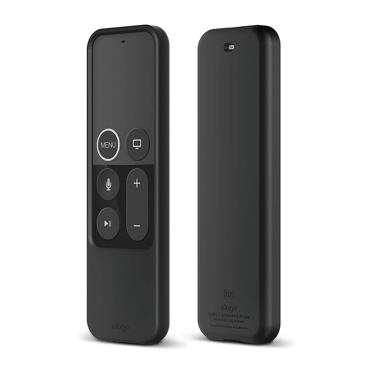 Étui mince R2 d’Elago pour télécommande Siri 4K d’Apple TV, 4e génération – silicone antidérapant, antirayure, absorption des chocs