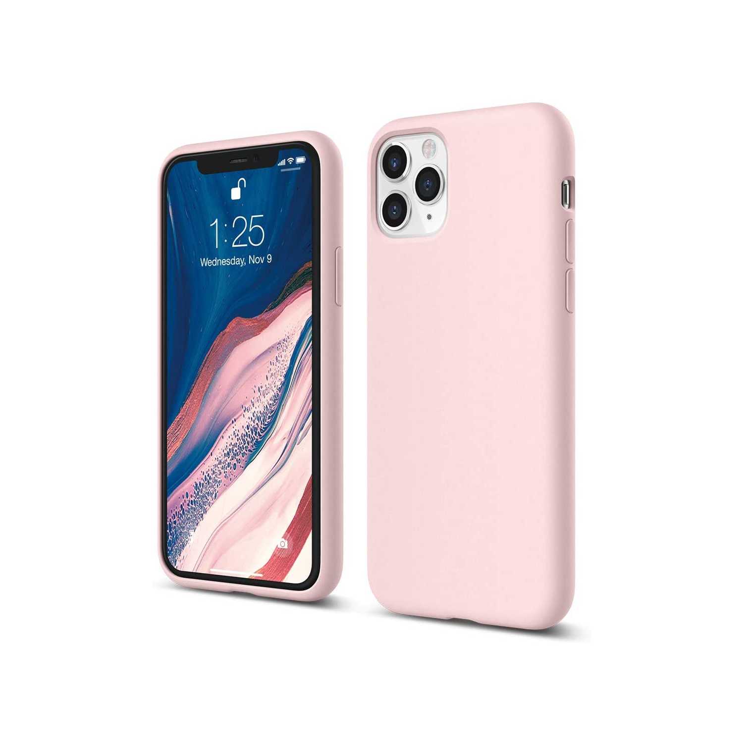 elago iPhone 11 Pro Case |Pink|-Premium Silicone, Soft Microfiber Lining, Raised Lip (Screen & Camera Protection), Flexible