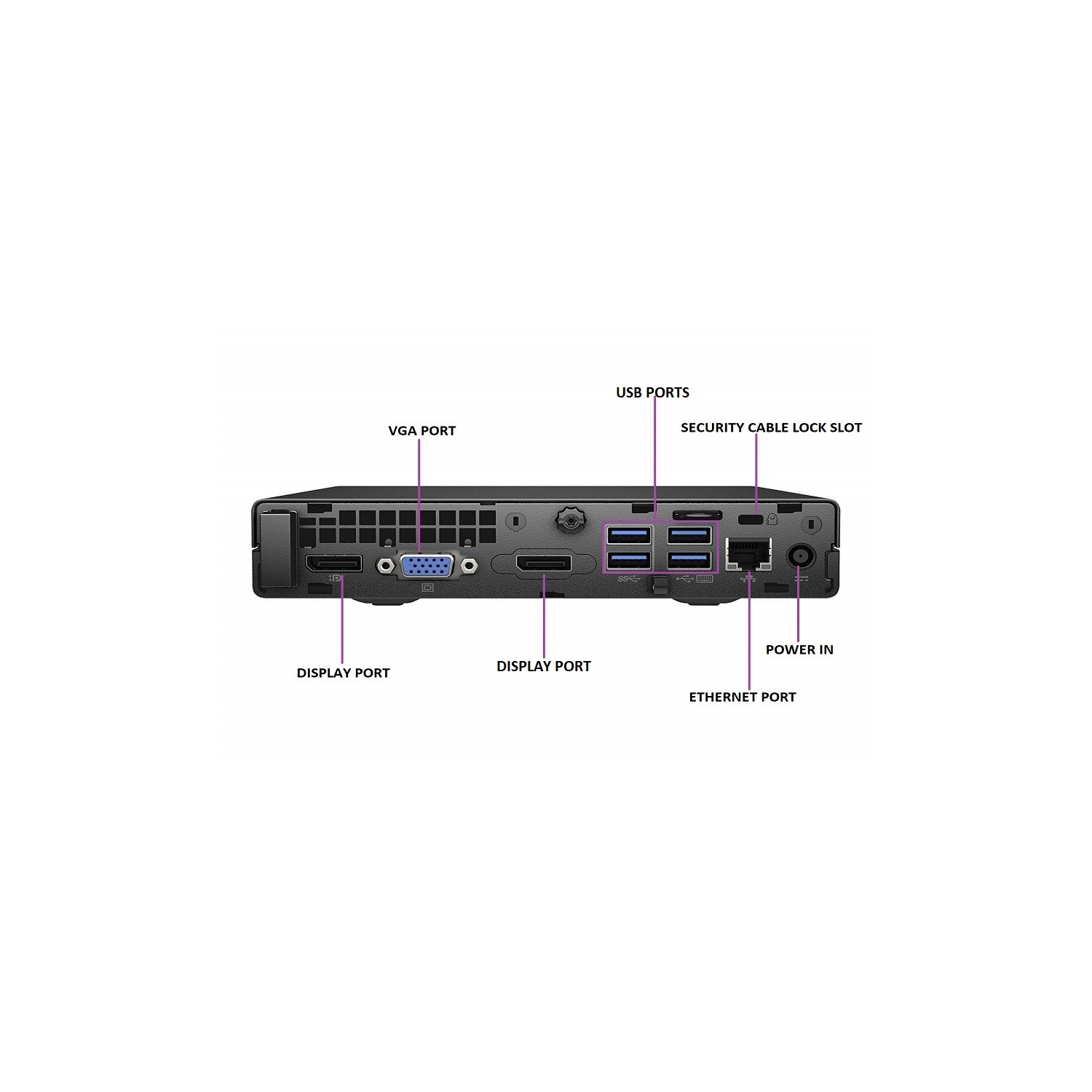 Refurbished - HP 800 G2 MINI Intel Core i5-6500T 2.50 GHz, 8GB, 512GB SSD, Win 10 Pro