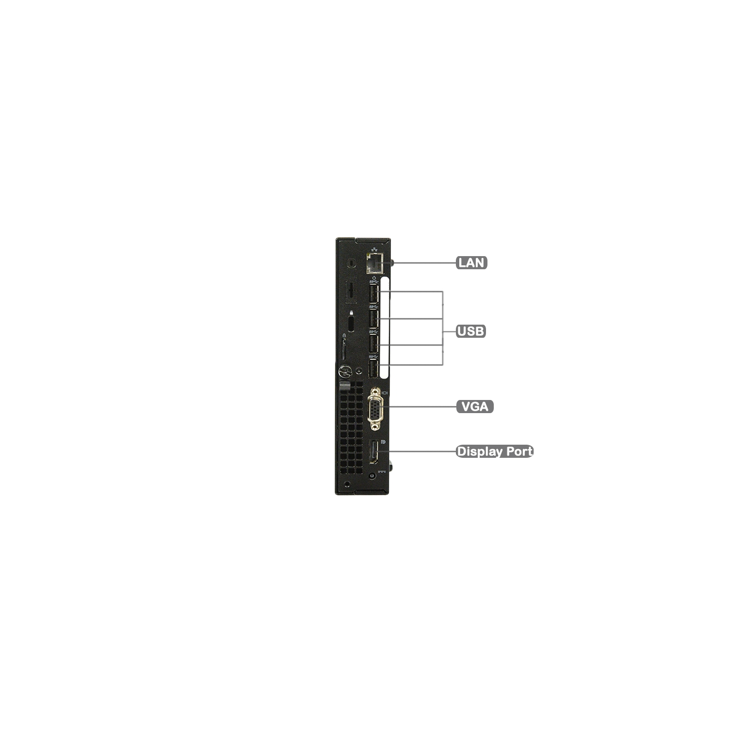 Remis à neuf:DELL 9020 MICRO Intel Core i3-4160T 3.10 GHz, 4GB, 250GB HDD, Win 10 Pro