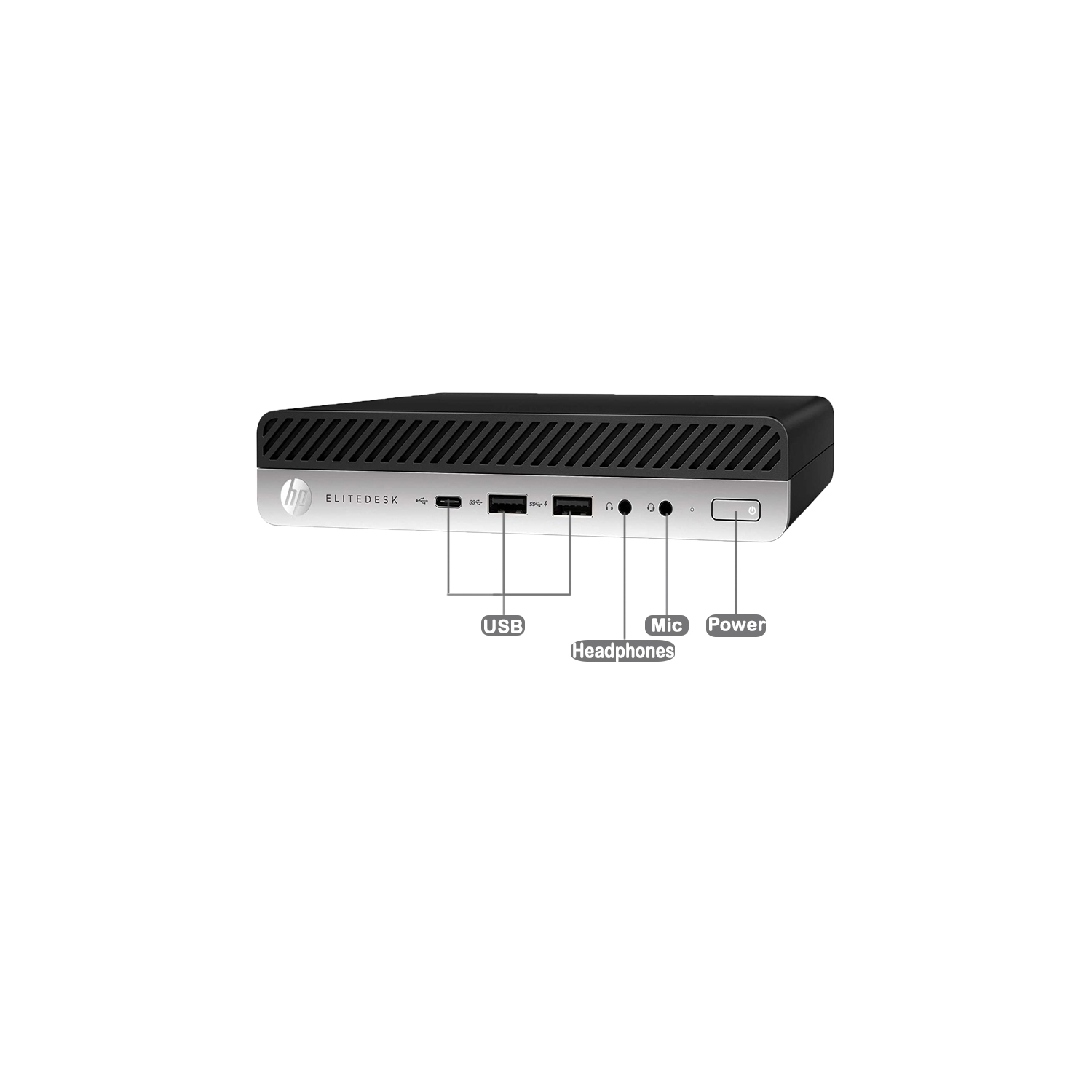 Refurbished - HP 600 G3 MINI Intel Core i5-7500T 2.70 GHz, 16GB, 480GB SSD, Win 10 Pro