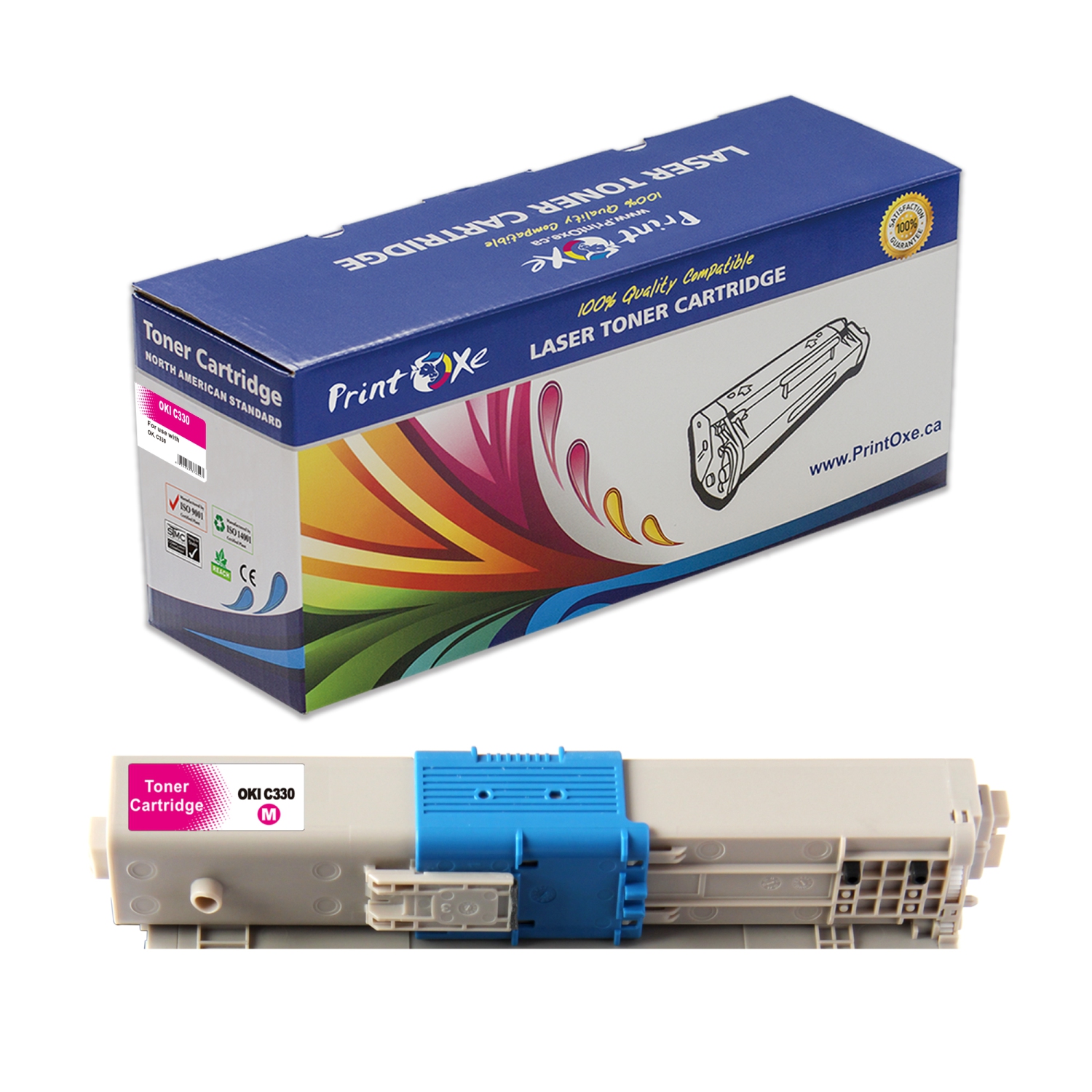 C330 Compatible Set of 4 Toner Cartridges for OKI 44469801 / 44469703 / 44469702 / 44469701 For Okidata C310 C330 C330dn C510 C530 C530dn MC361