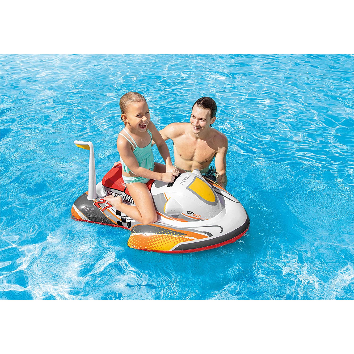 Intex Wave Rider Children's Swimming Pool Inflatable Toy 46" X 30.5"