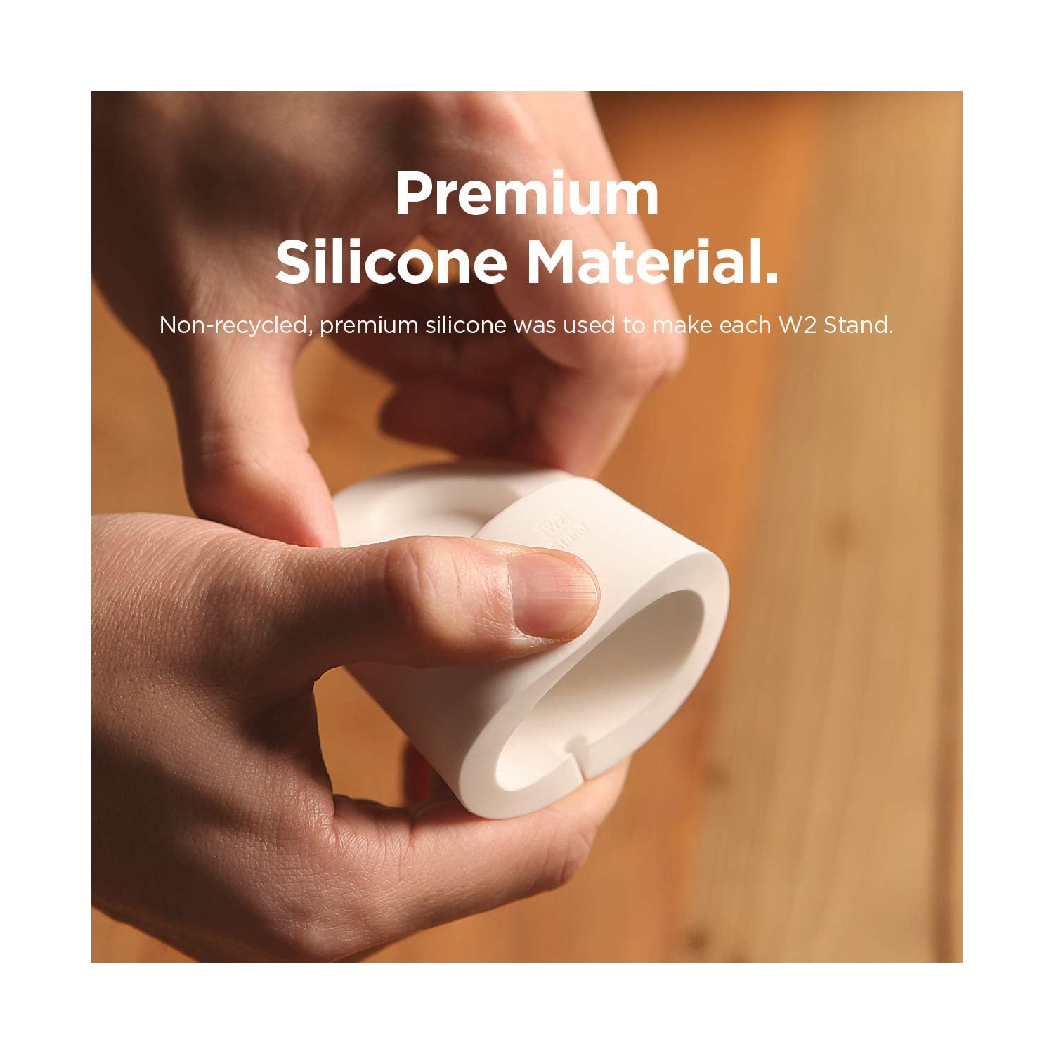 Socle Elago W2 conçu pour Apple Watch Stand compatible avec toutes les montres Apple Watch Series et le mode de table de chevet