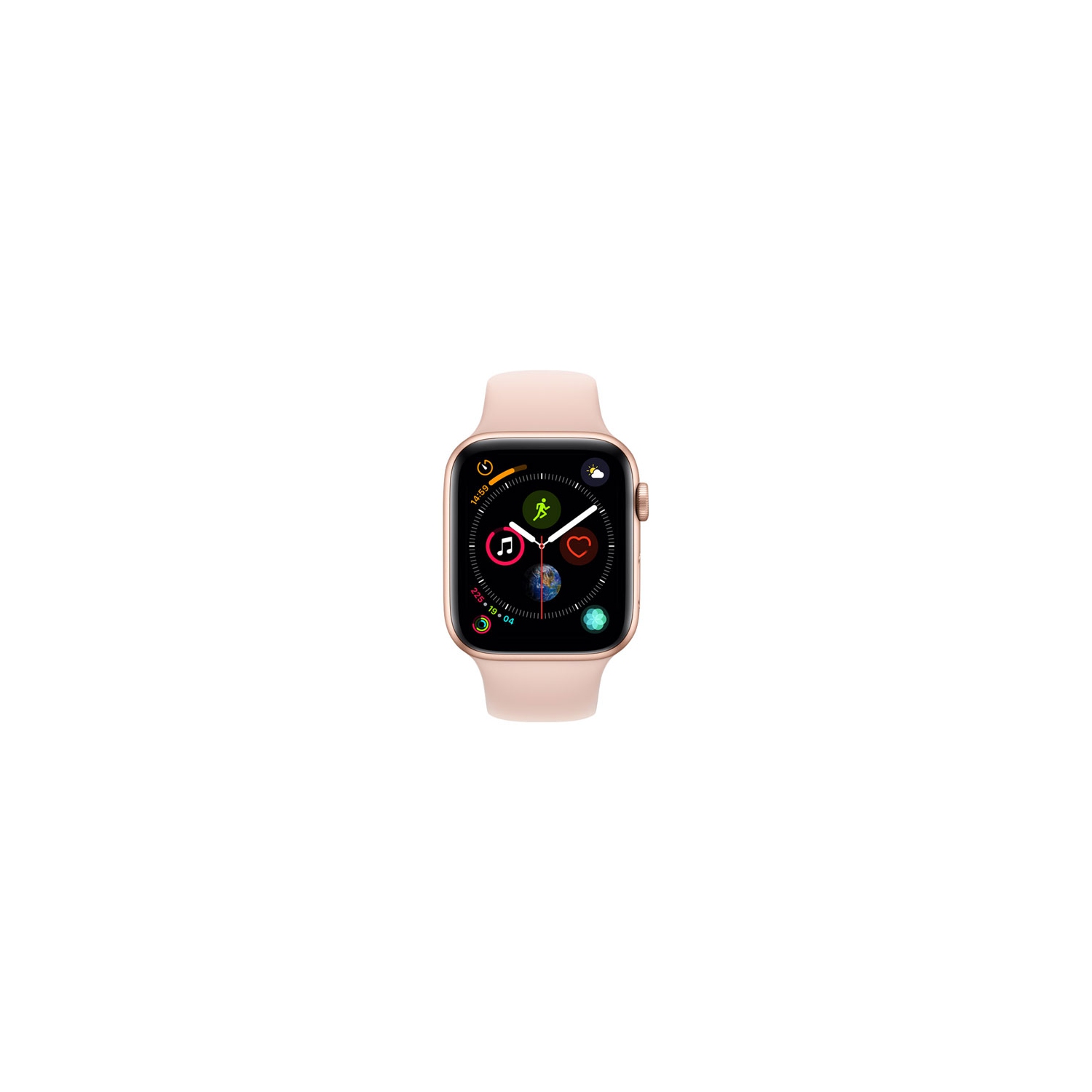 Apple Watch Series 4 (GPS + Cellular) 44mm Gold Aluminum Case with Pink Sand Sport Band - Open Box