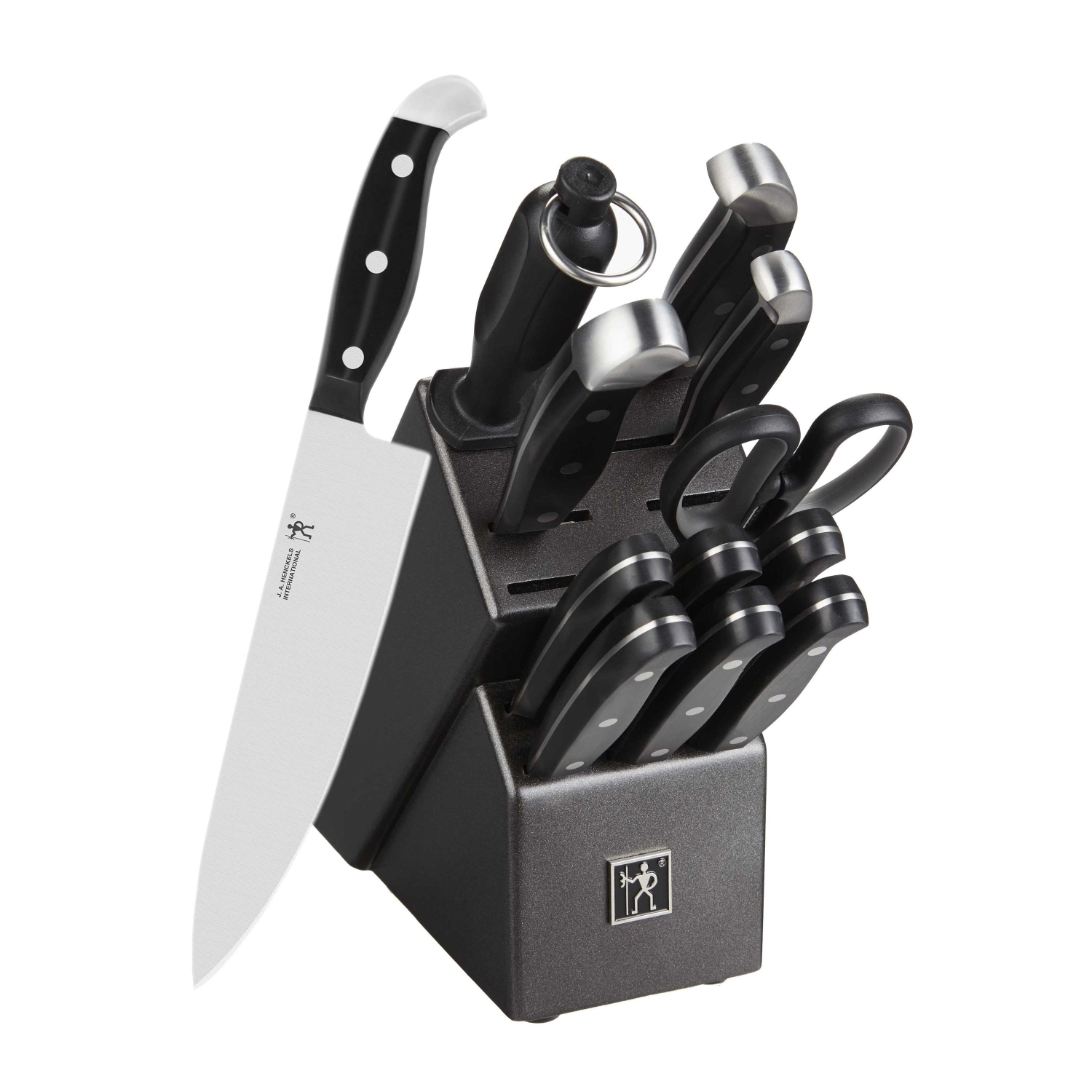 HENCKELS Statement 13 Piece Knife Block Set, Black