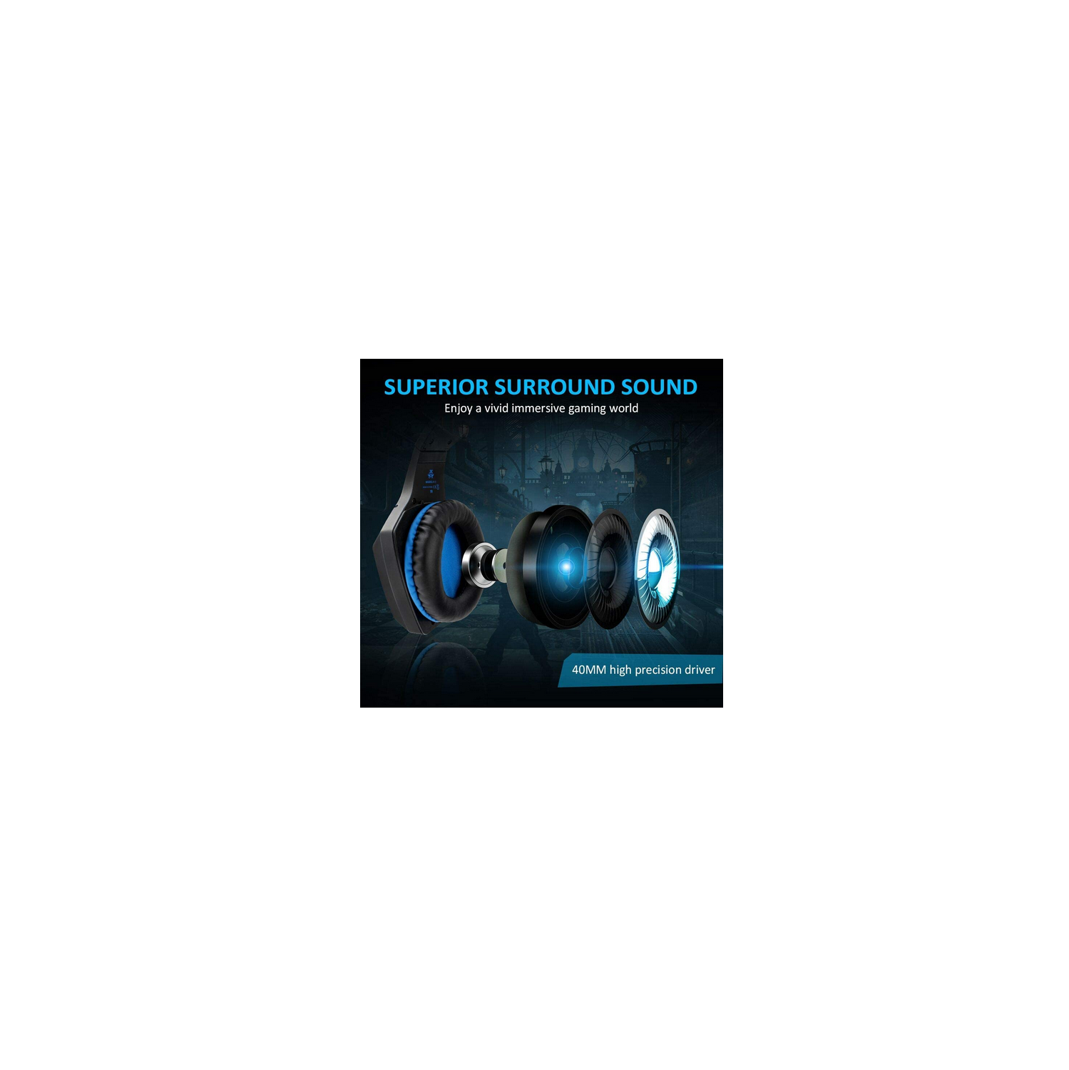 Casque de jeu pour PS4 Xbox One PC portable Mac Jeux Nintendo Switch