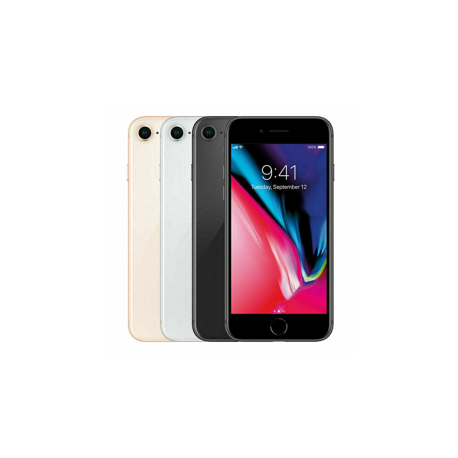 Refurbished (Excellent) - Apple iPhone 8 256GB Smartphone | Space Gray | Unlocked | Certified Refurbished Like New| 1 Year Warranty