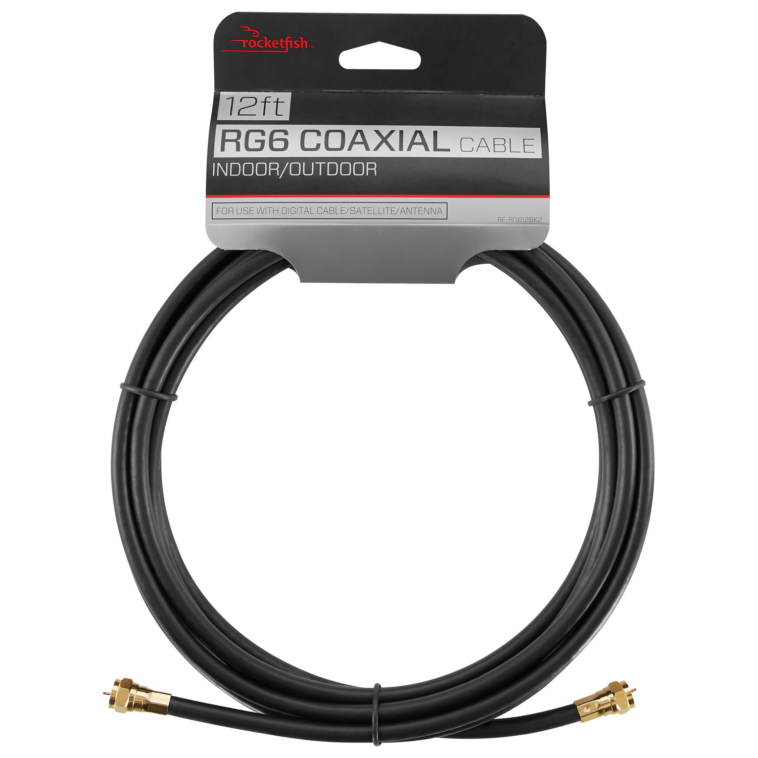 Câble coaxial RG6 de 3,66 m de Rocketfish - Exclusivité de Best Buy