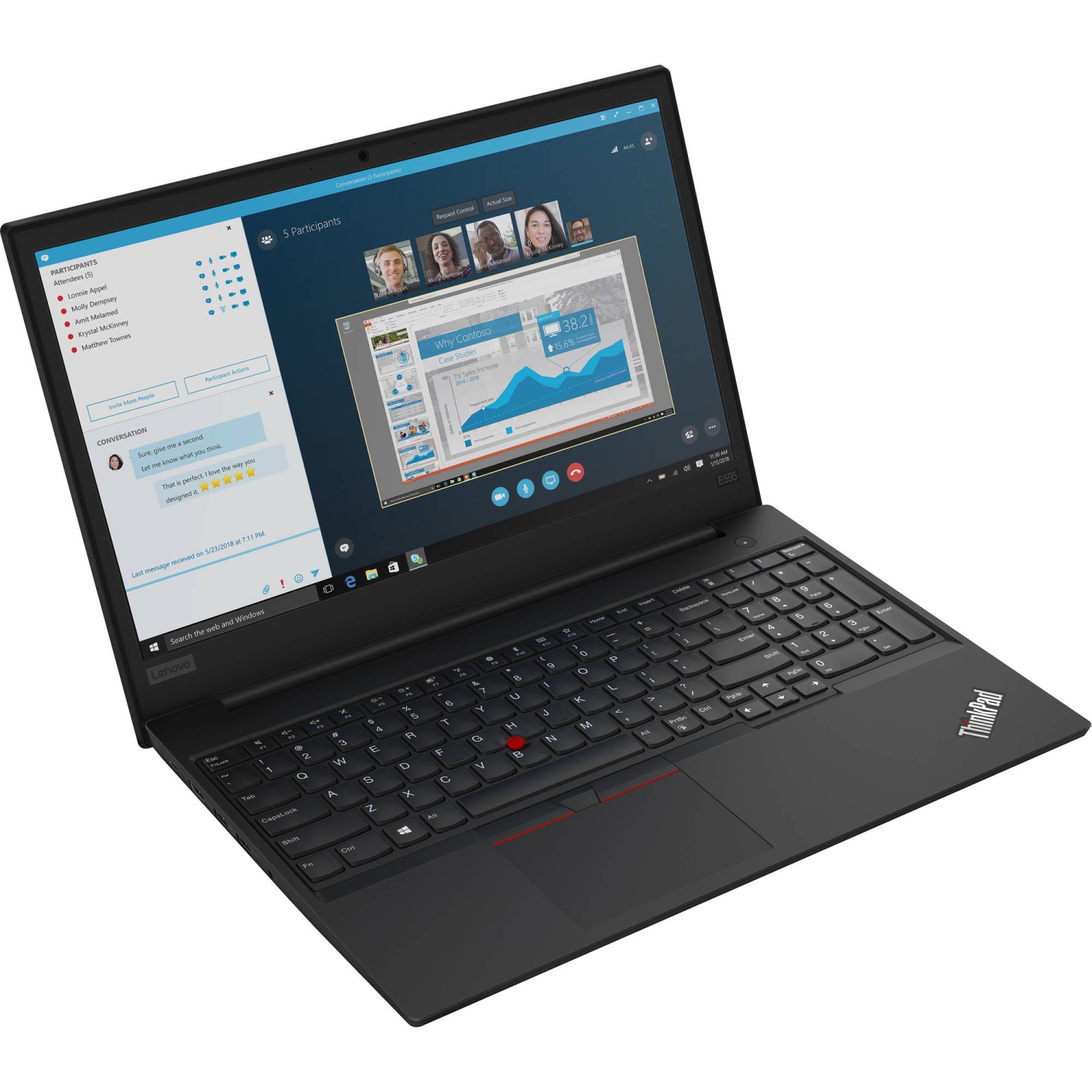 Custom Lenovo ThinkPad E595 Laptop (AMD Ryzen 5 3500U, 8GB RAM, 256GB PCIe SSD + 500GB HDD, AMD Vega 8, Win 10 Pro)