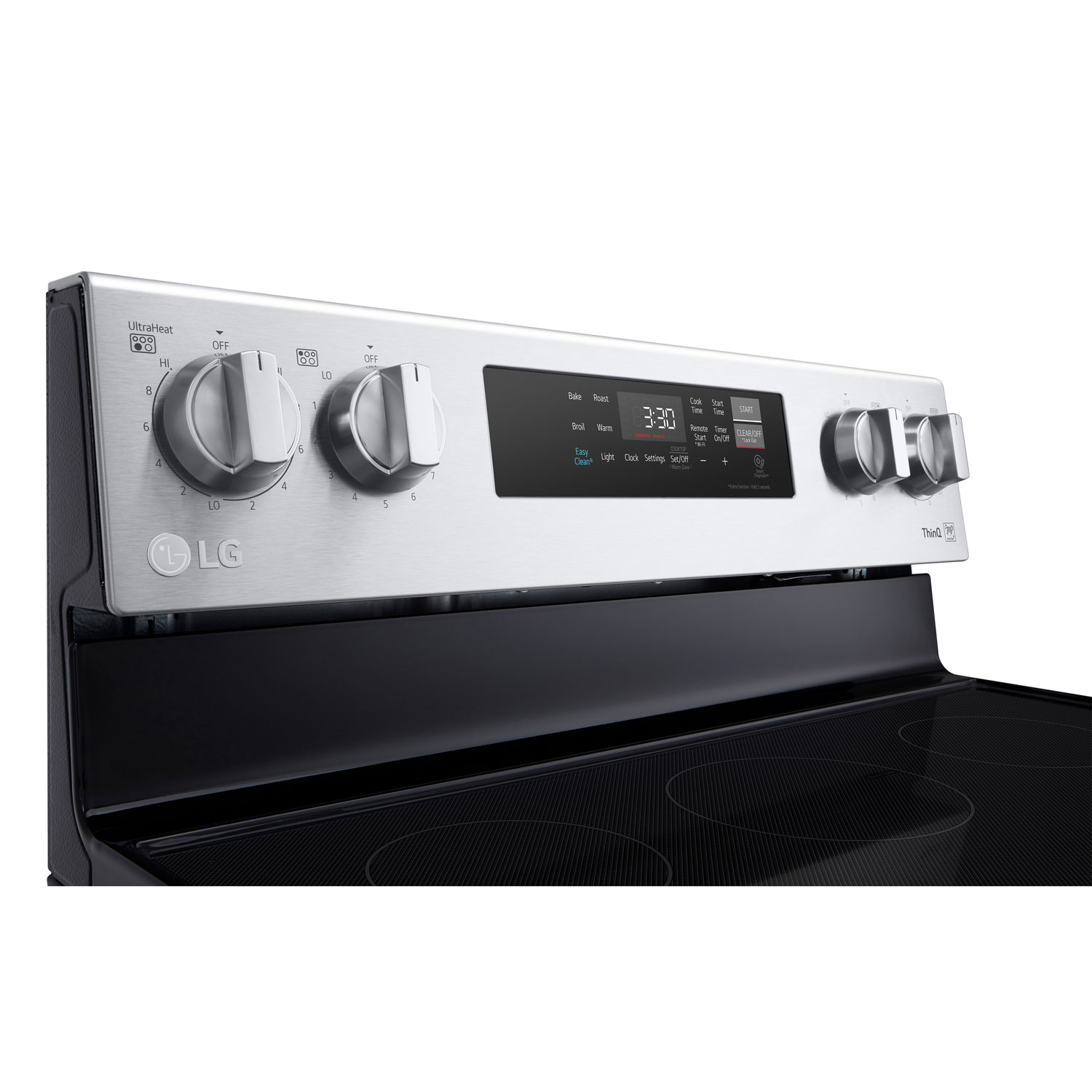 Cuisinière électrique autonome 5 éléments 6,3 pi³ 30 po de LG - Inox