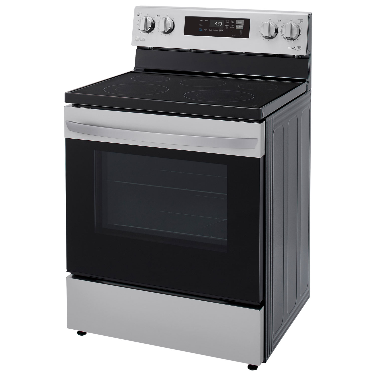 Cuisinière électrique autonome 5 éléments 6,3 pi³ 30 po de LG - Inox