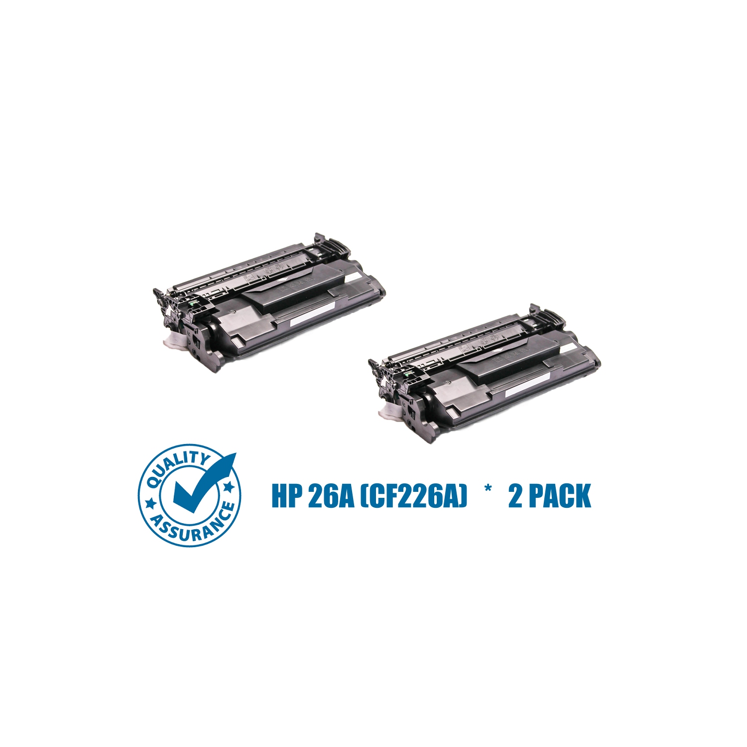 Printer Pro™ Compatible Replacement for 2 Pack HP 26A Black Toner Cartridge for HP Printer M402 MFP M426