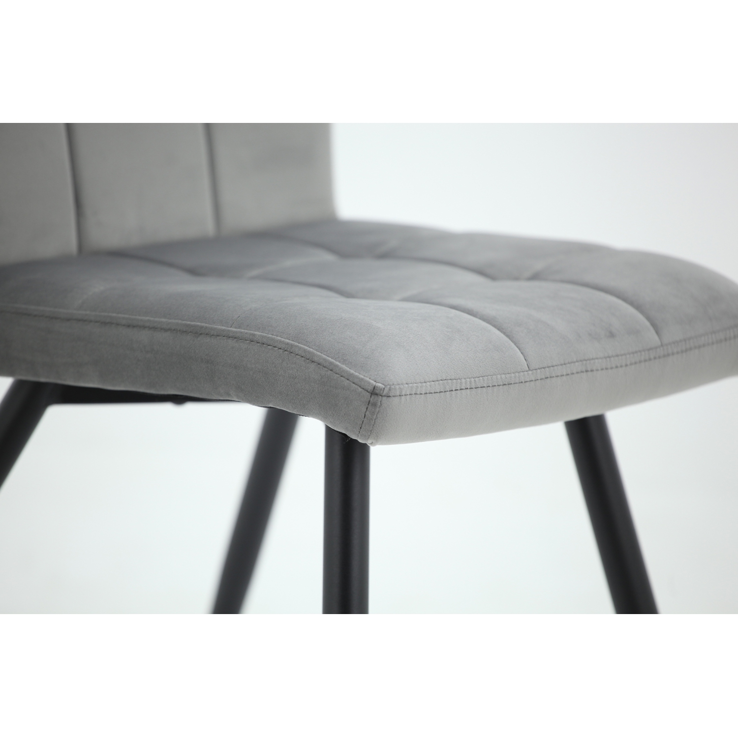 Viva Lifestyle Furiture SIDE CHAIR, SET OF 2 - GREY