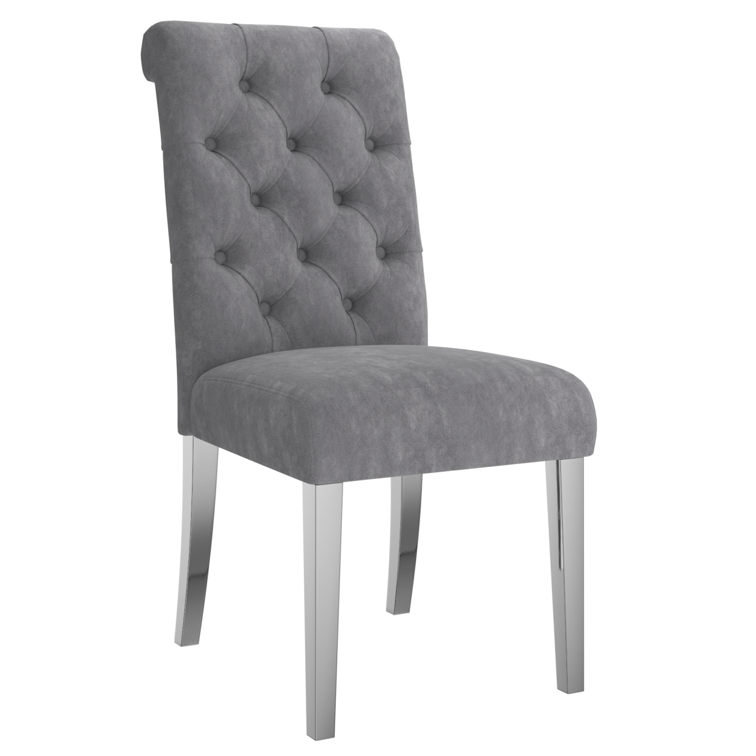 Viva Lifestyle Furiture SIDE CHAIR, SET OF 2 - GREY