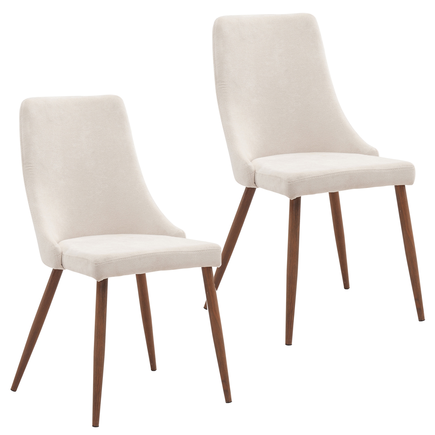 Viva Lifestyle Furiture SIDE CHAIR, SET OF 2 - BEIGE
