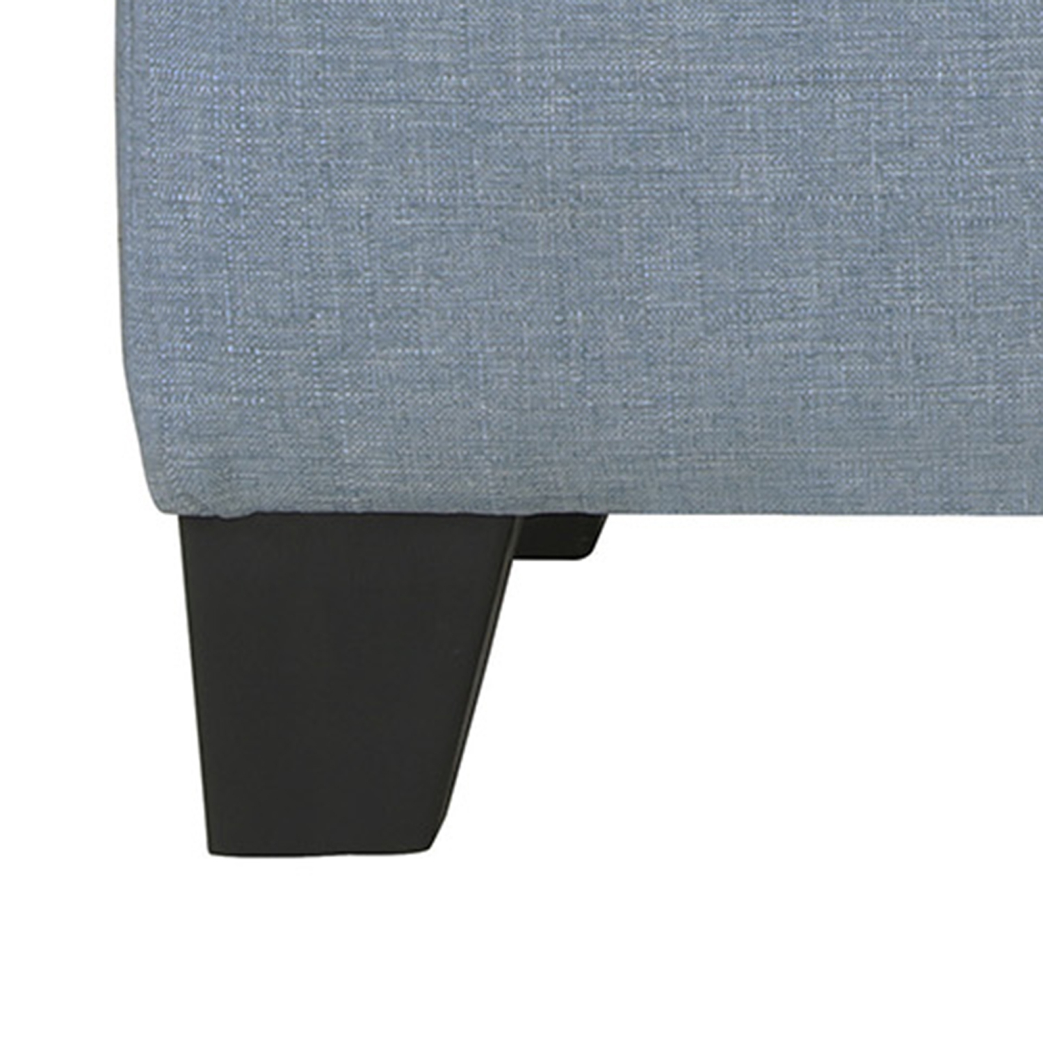 Viva Lifestyle Furiture RECTANGULAR STORAGE OTTOMAN - LIGHT BLUE