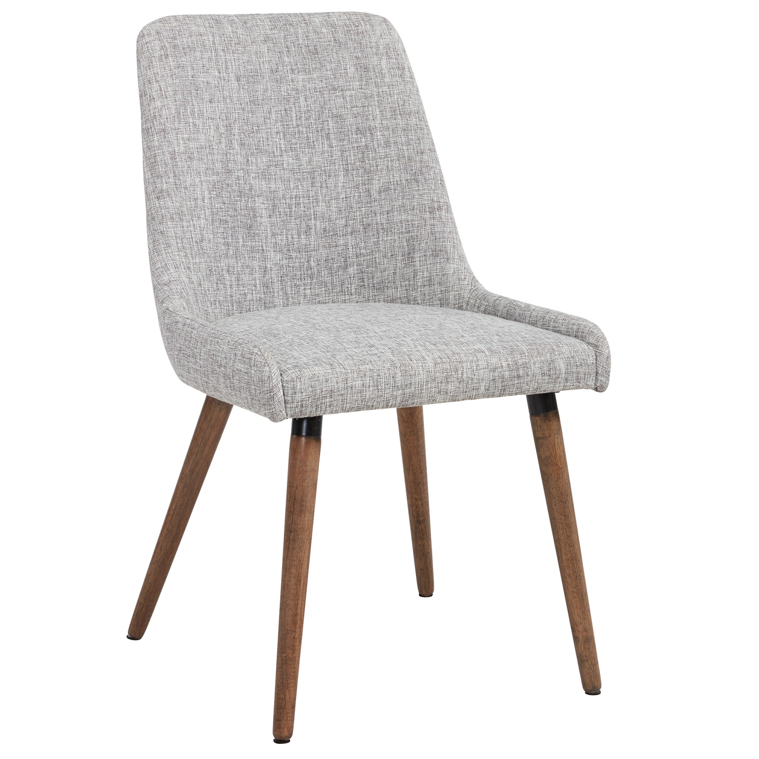 Viva Lifestyle Furiture SIDE CHAIR, SET OF 2 - LIGHT GREY/GREY LEG