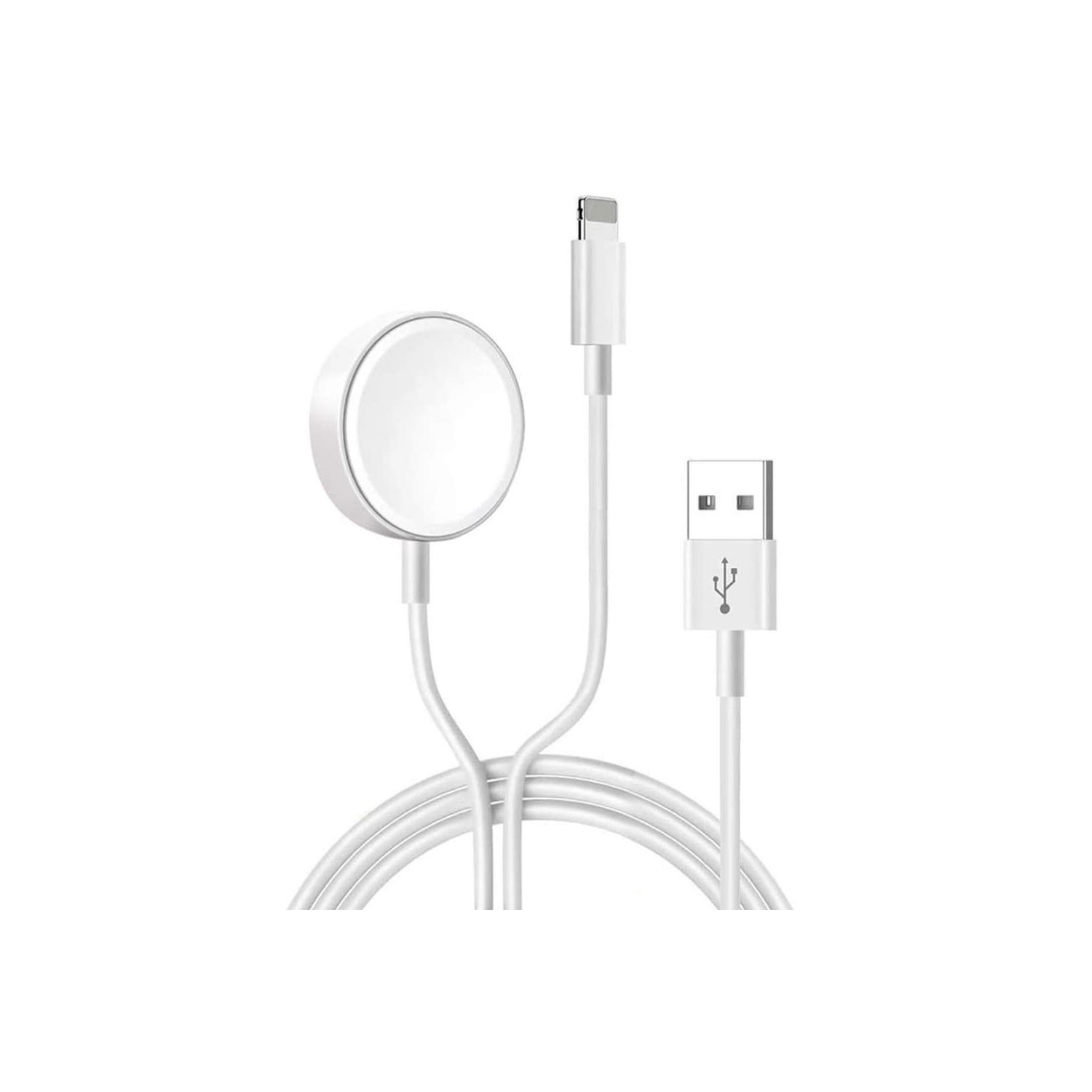 StrapsCo Chargeur USB 2-en-1 Combo pour Apple iPhone & Apple Watch