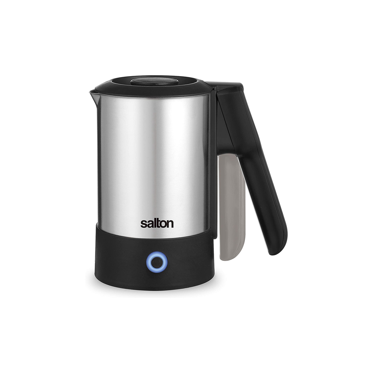 Salton JK2035 - Compact Travel Kettle with Retractable Cord, 600ml, Stainless Steel