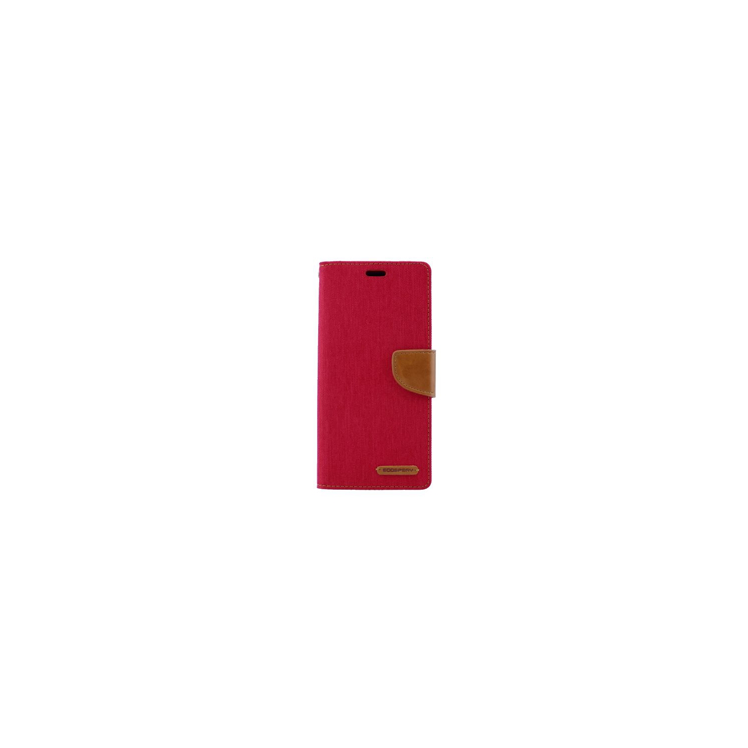Goospery Canvas Diary Flip For Samsung S8 Plus,Red