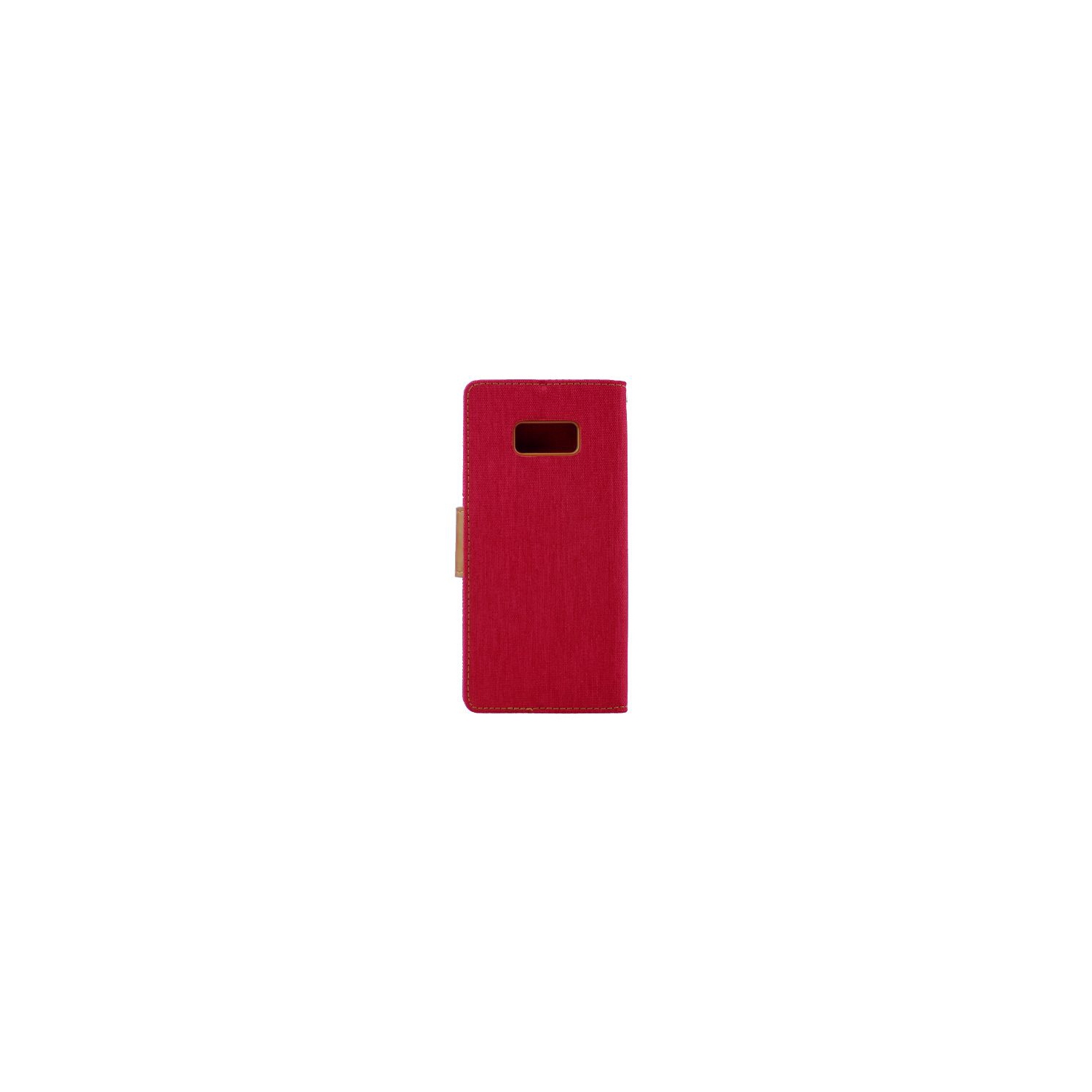 Goospery Canvas Diary Flip For Samsung S8 Plus,Red