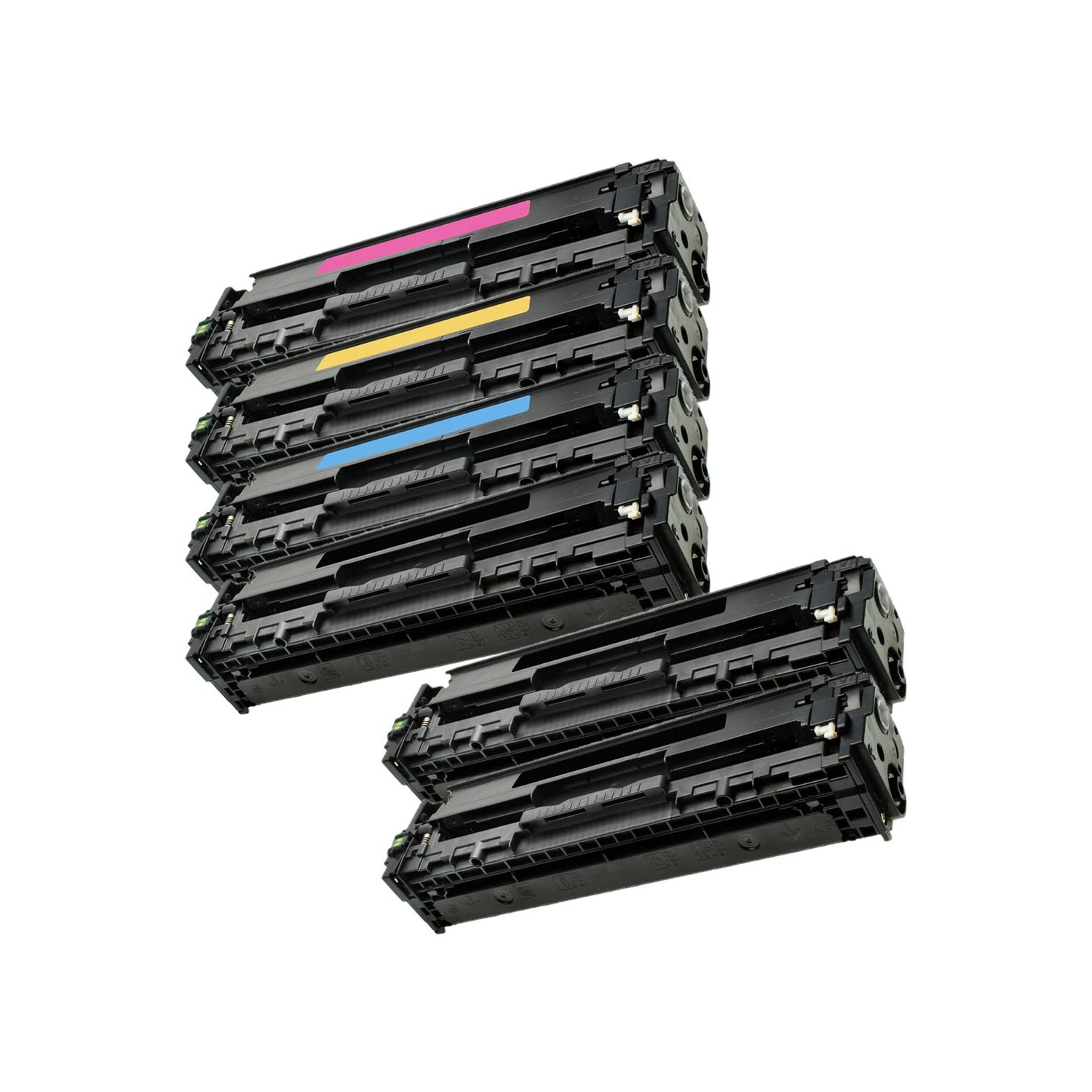 6 Inkfirst Compatible Toner Cartridges Replacement for HP CF410A CF411A CF412A CF413A 410A 1 Set + 2 Black