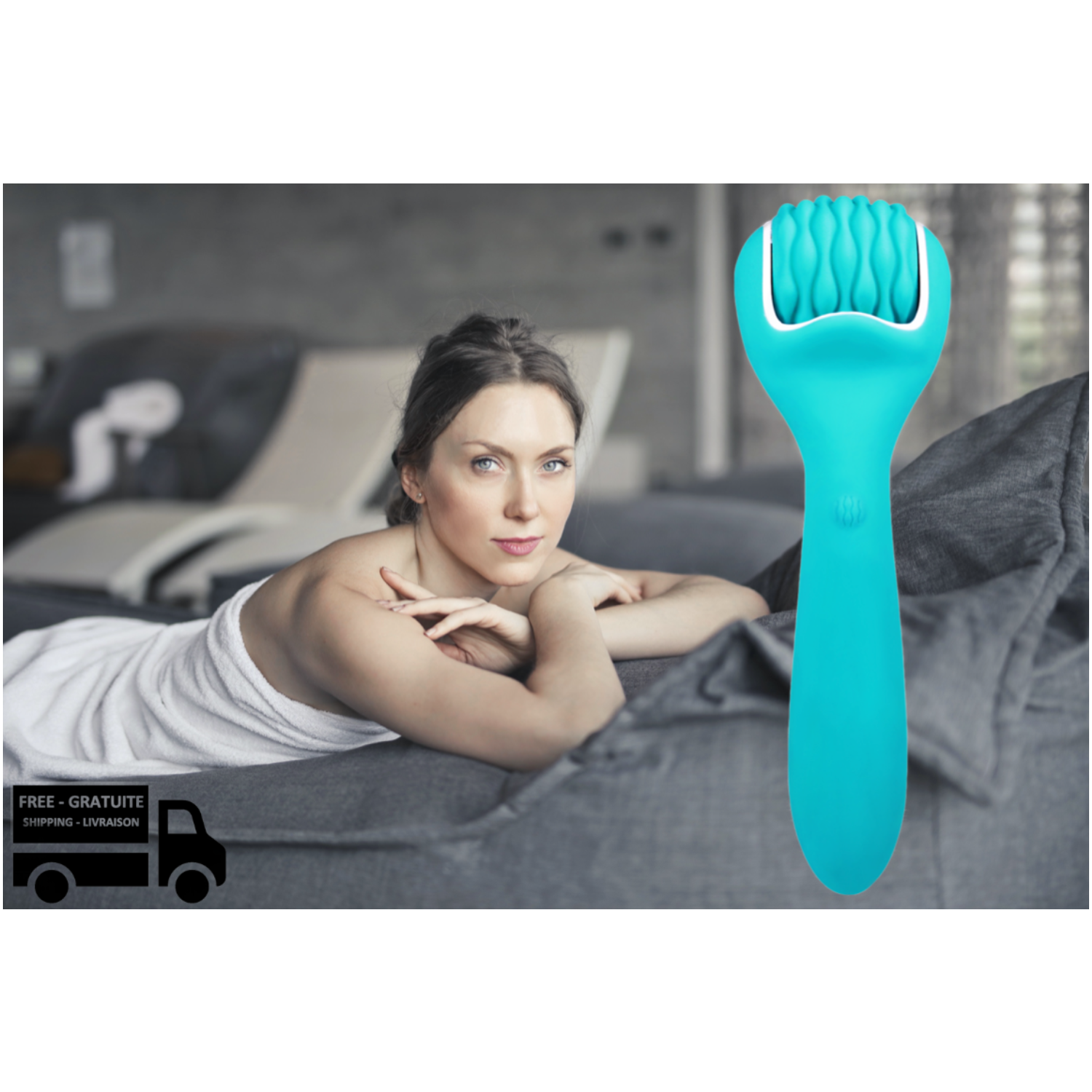 Stimula Deep Cove Personal Hand Held Double Ended Vibrating Roller Massager Vibrator – Rechargeable