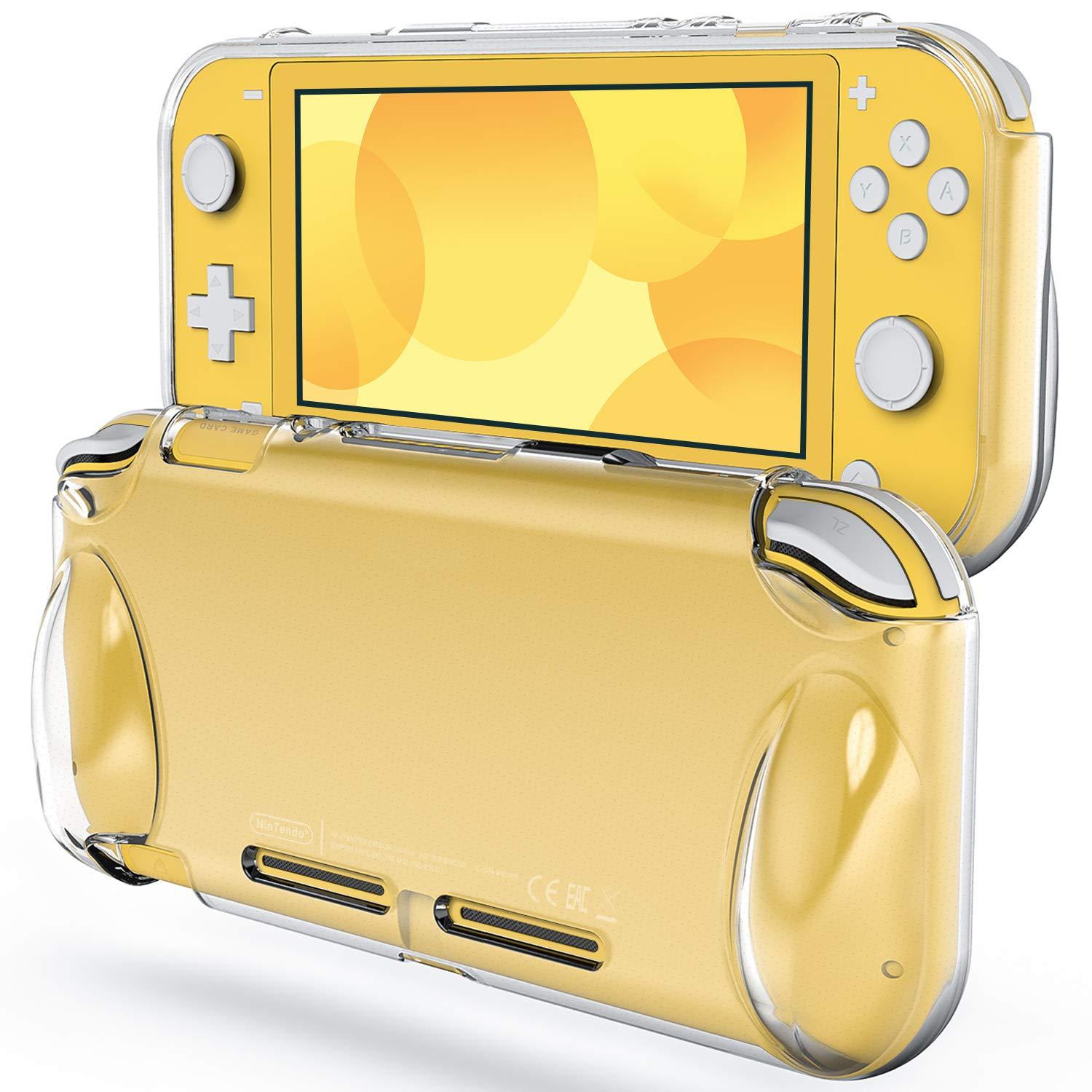 JETech Protective Case for Nintendo Switch Lite 2019, Grip Cover HD Clear