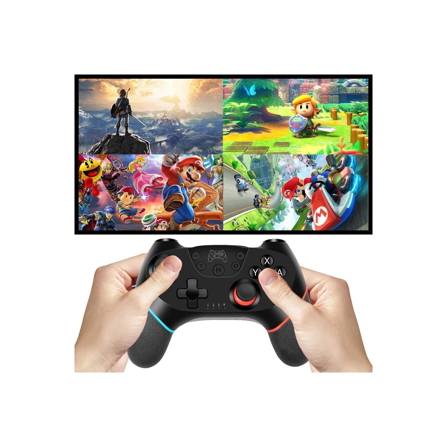 JAMSWALL Switch Wireless Pro Controller for Nintendo / PC, Bluetooth...