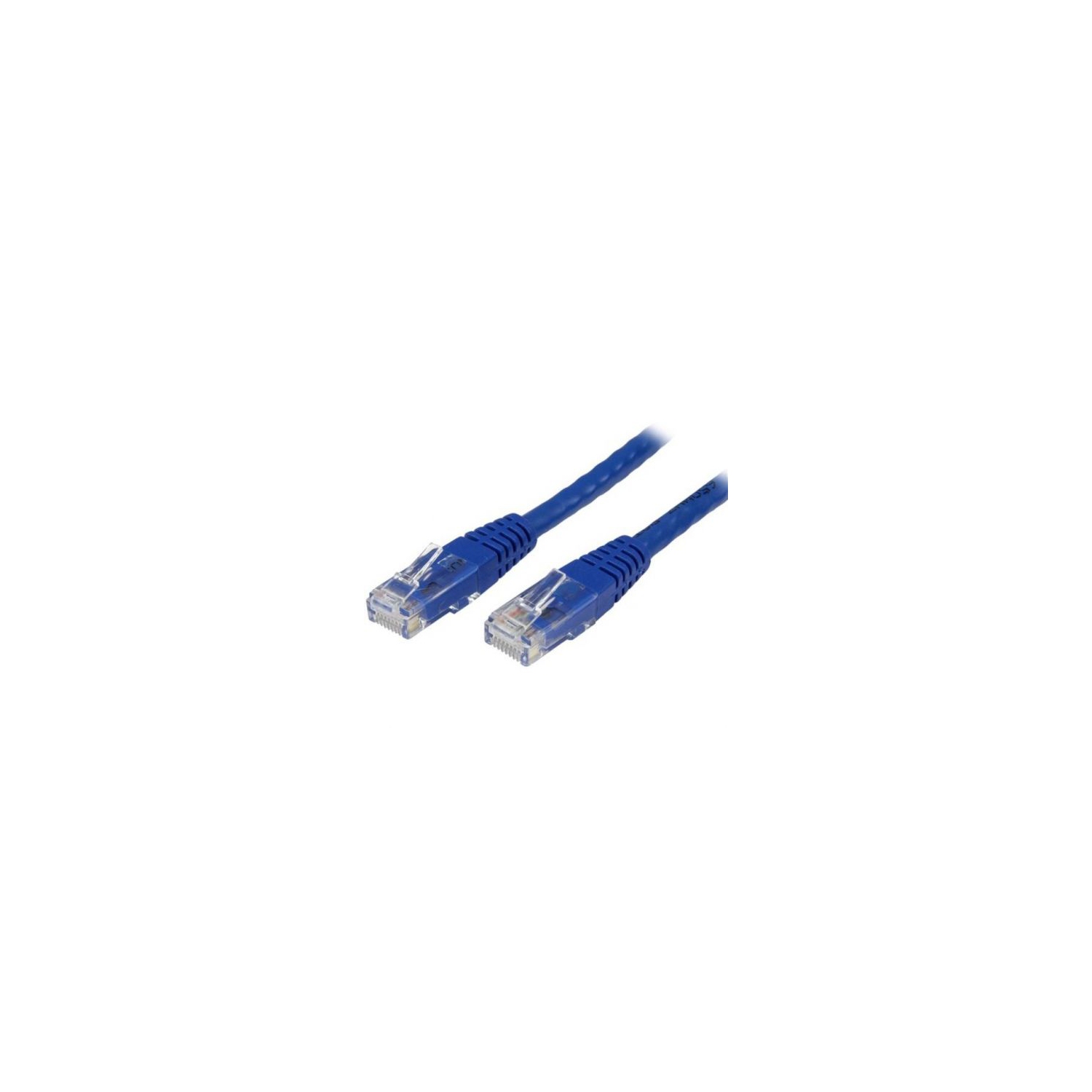 StarTech 1 ft. CAT6 Cable - 10 Pack - Blue CAT6 Ethernet Cords - Molded RJ45 Connectors - ETL Verified - 24 AWG