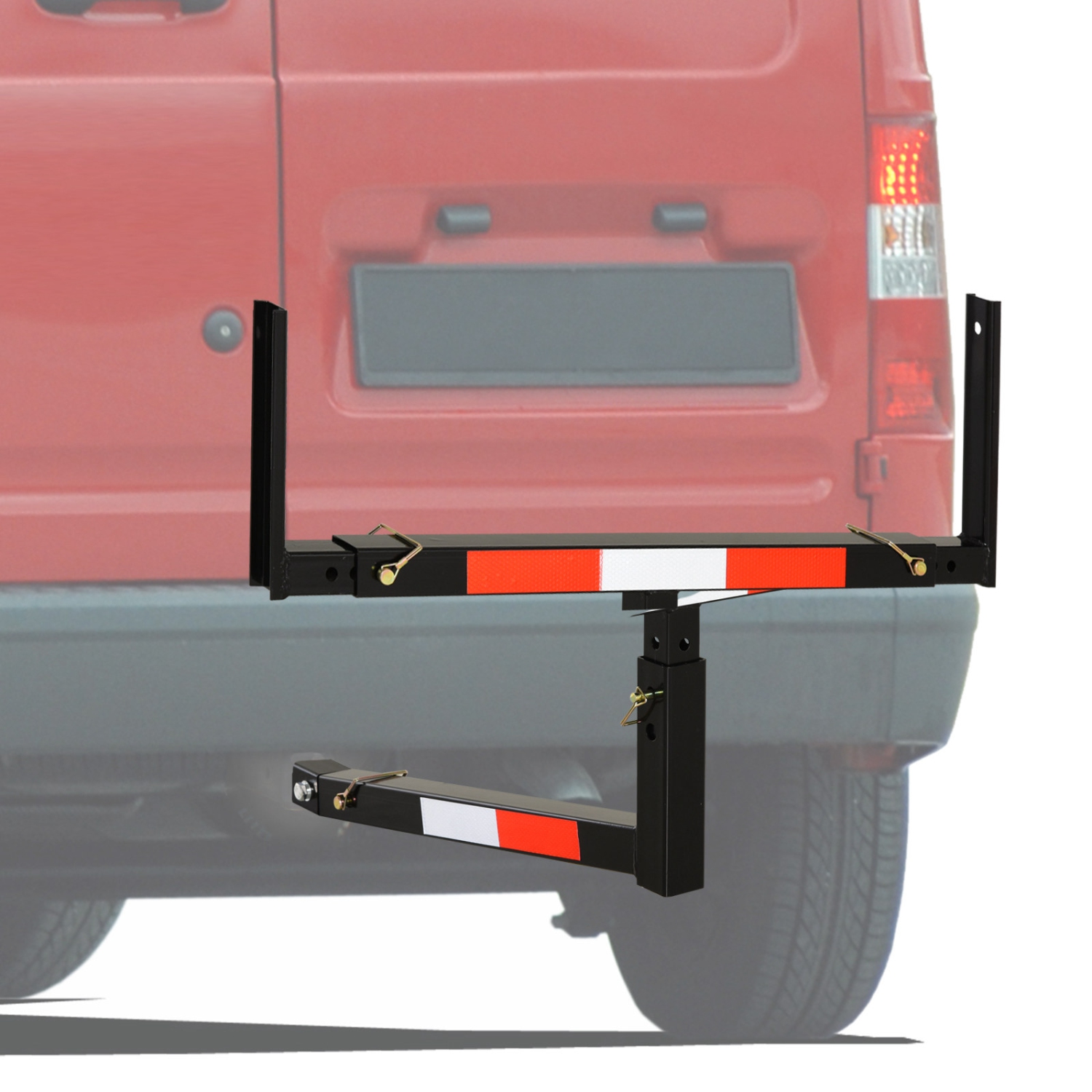 Soozier Suspended Truck Bed Extender with Adjustable Width and Height For Ladder, Rack, Canoe, Kayak, Long Pipes and Lumber