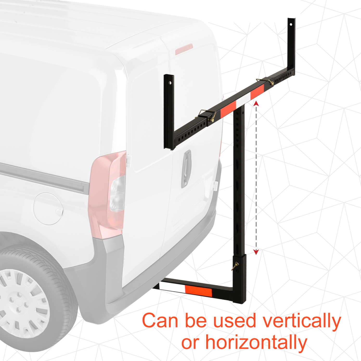 Soozier Suspended Truck Bed Extender with Adjustable Width and Height For Ladder, Rack, Canoe, Kayak, Long Pipes and Lumber