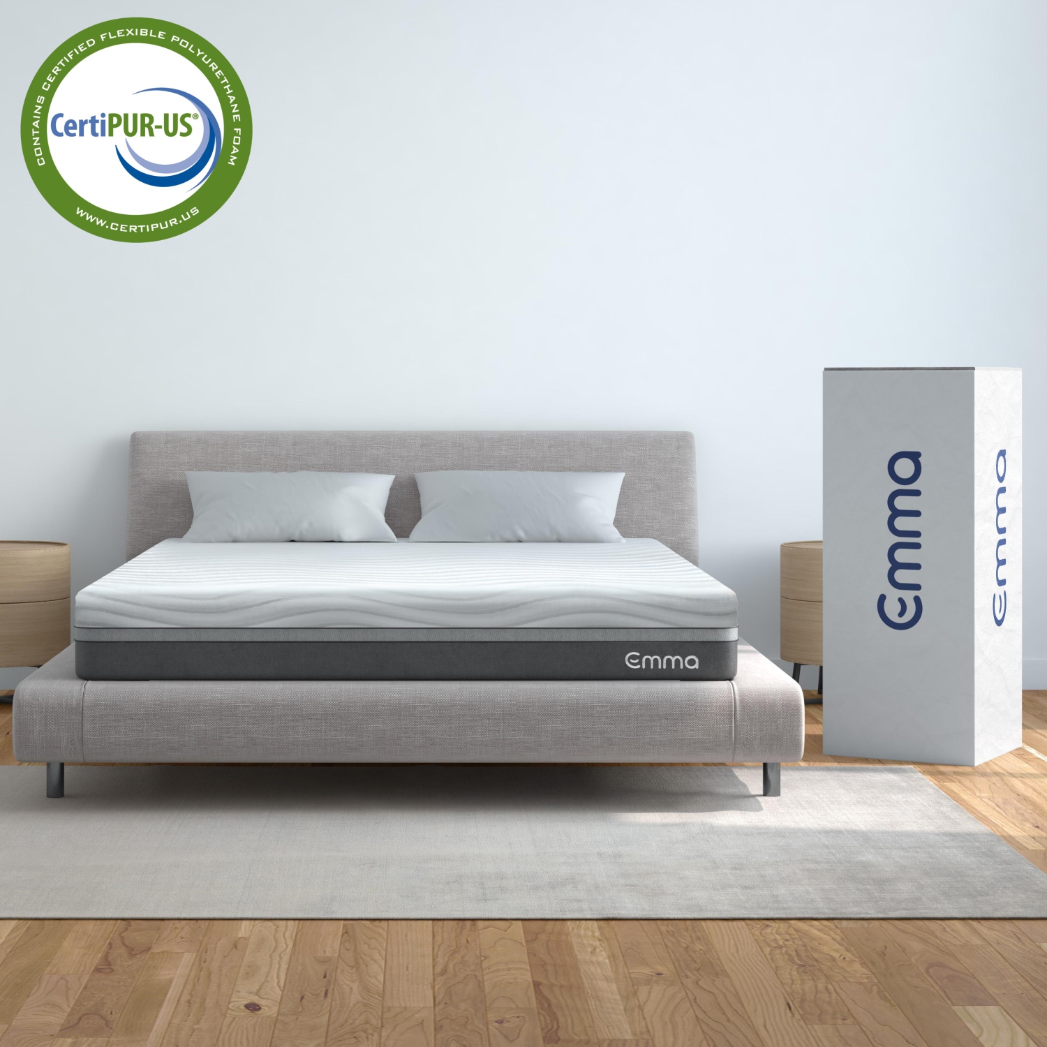 Emma 12" Visco-Elastic Memory Foam Mattress - King