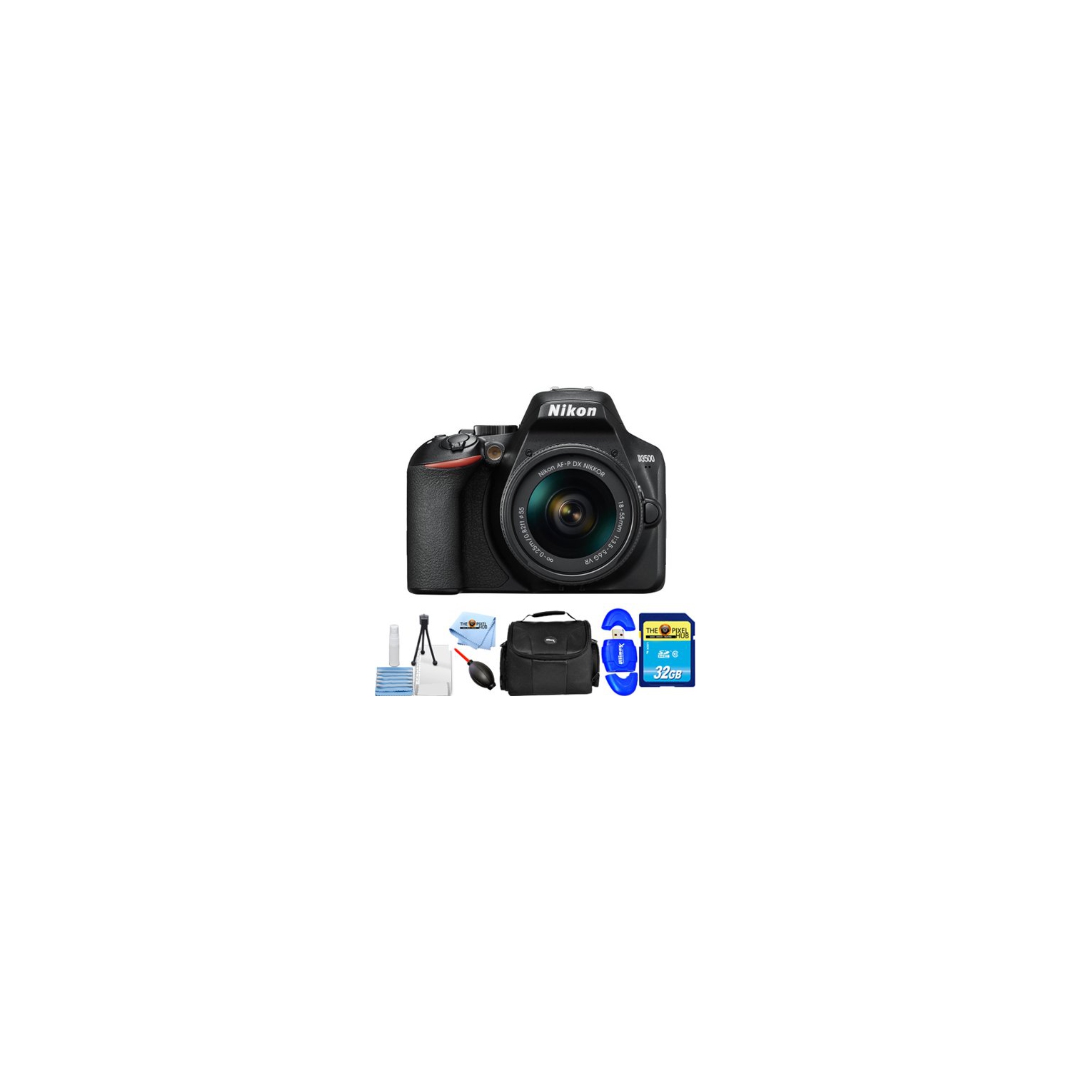 Nikon D3500 DSLR Camera with 18-55mm VR Lens Starter Kit USA Model - US Version w/ Seller Warranty