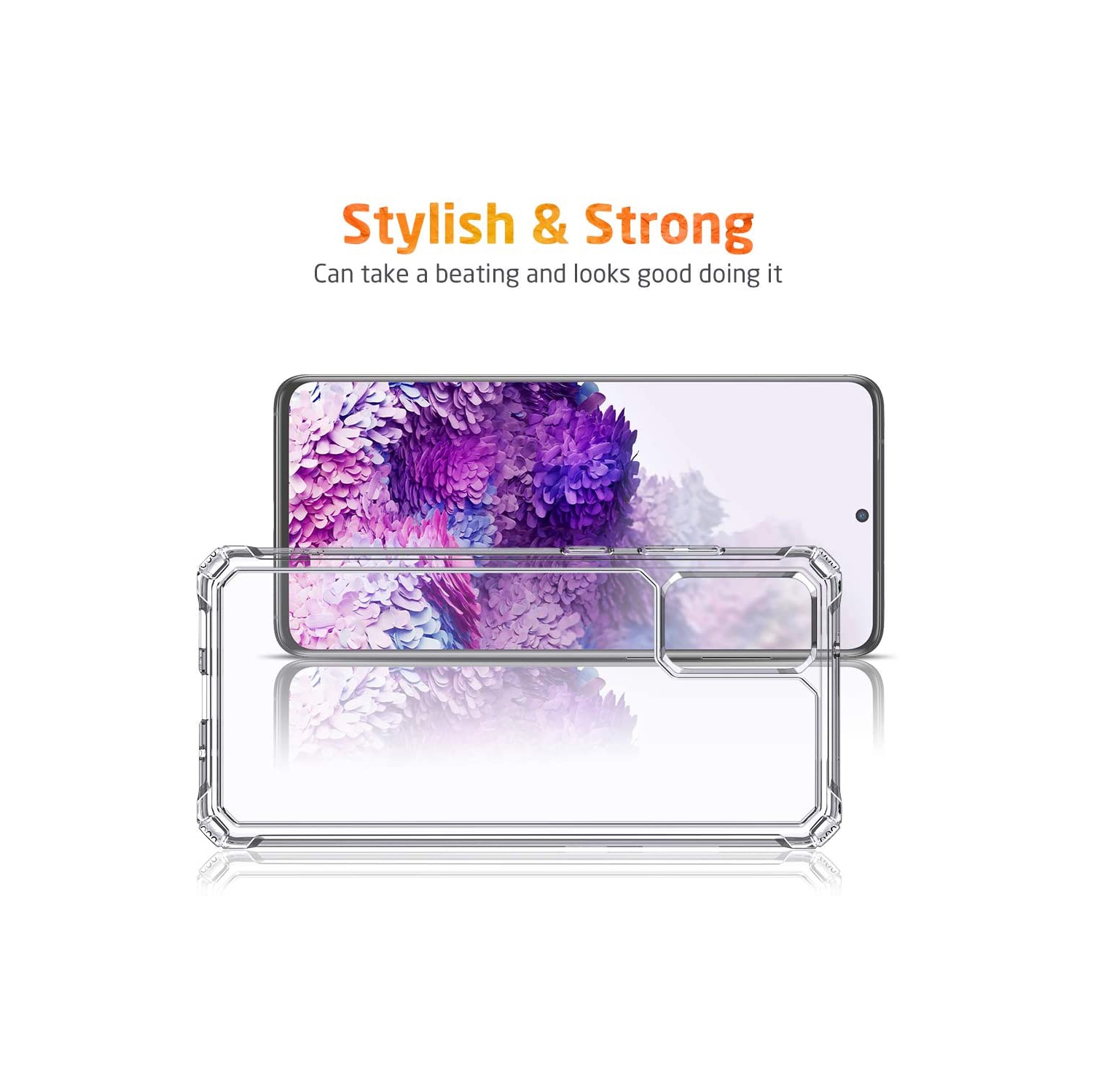 Samsung Galaxy S20 Plus / S20 Plus 5G Clear Case [Shock-Absorbing] [Scratch-Resistant] [Military Grade Protection]