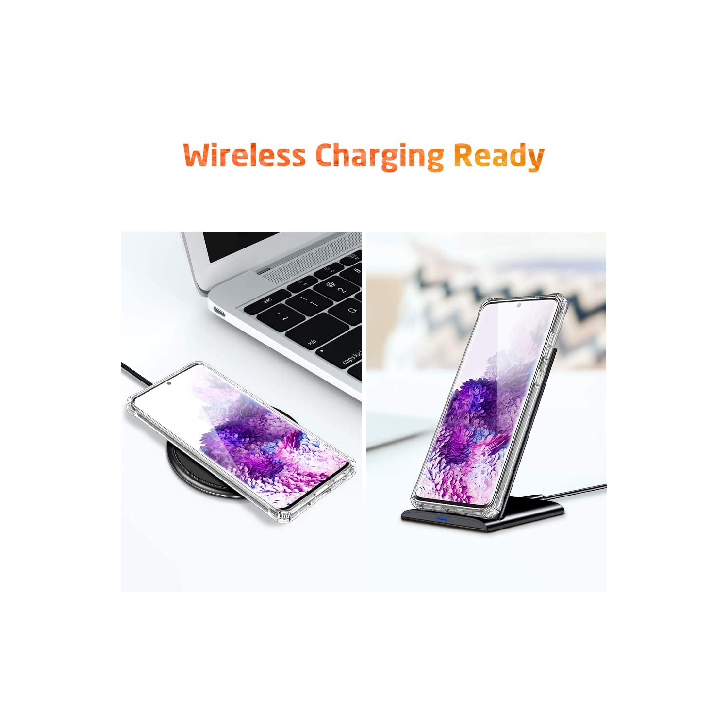 Samsung Galaxy S20 Plus / S20 Plus 5G Clear Case [Shock-Absorbing] [Scratch-Resistant] [Military Grade Protection]