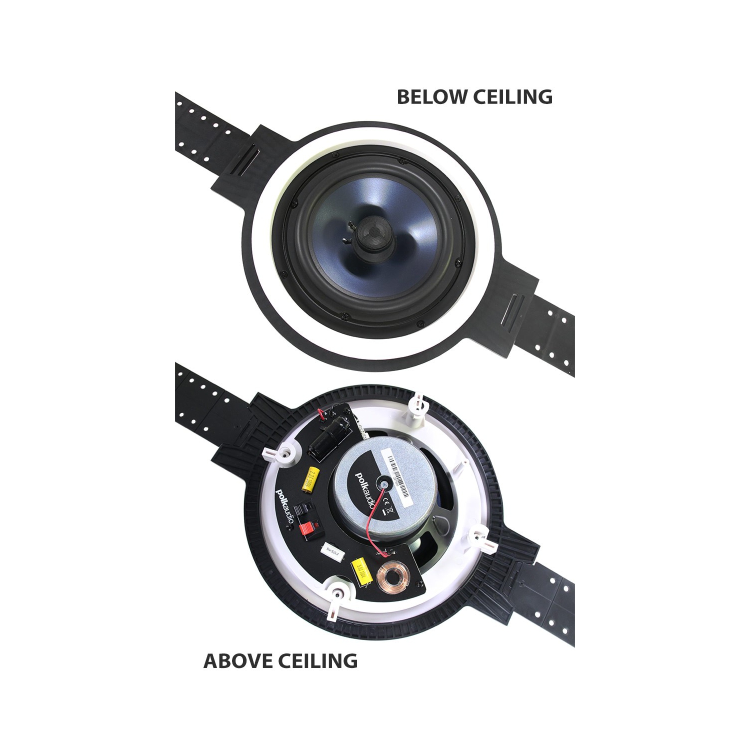 Boost Industries RIB-6 Pre-Construction Brackets /Rough-In Kit for 6.5" Ceiling Speakers