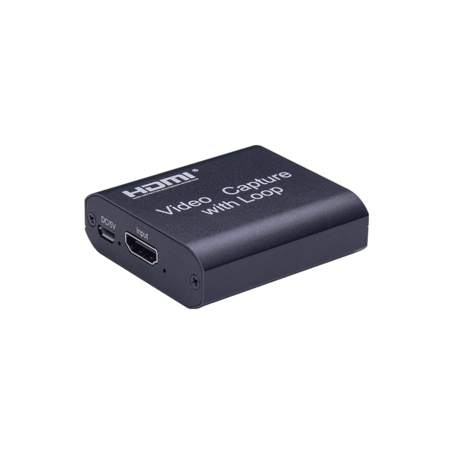 Hyfai USB HDMI Audio Video Capture Card Device, Game Capture Recording Recorder With HDMI Output LoopOut For Windows Mac OS