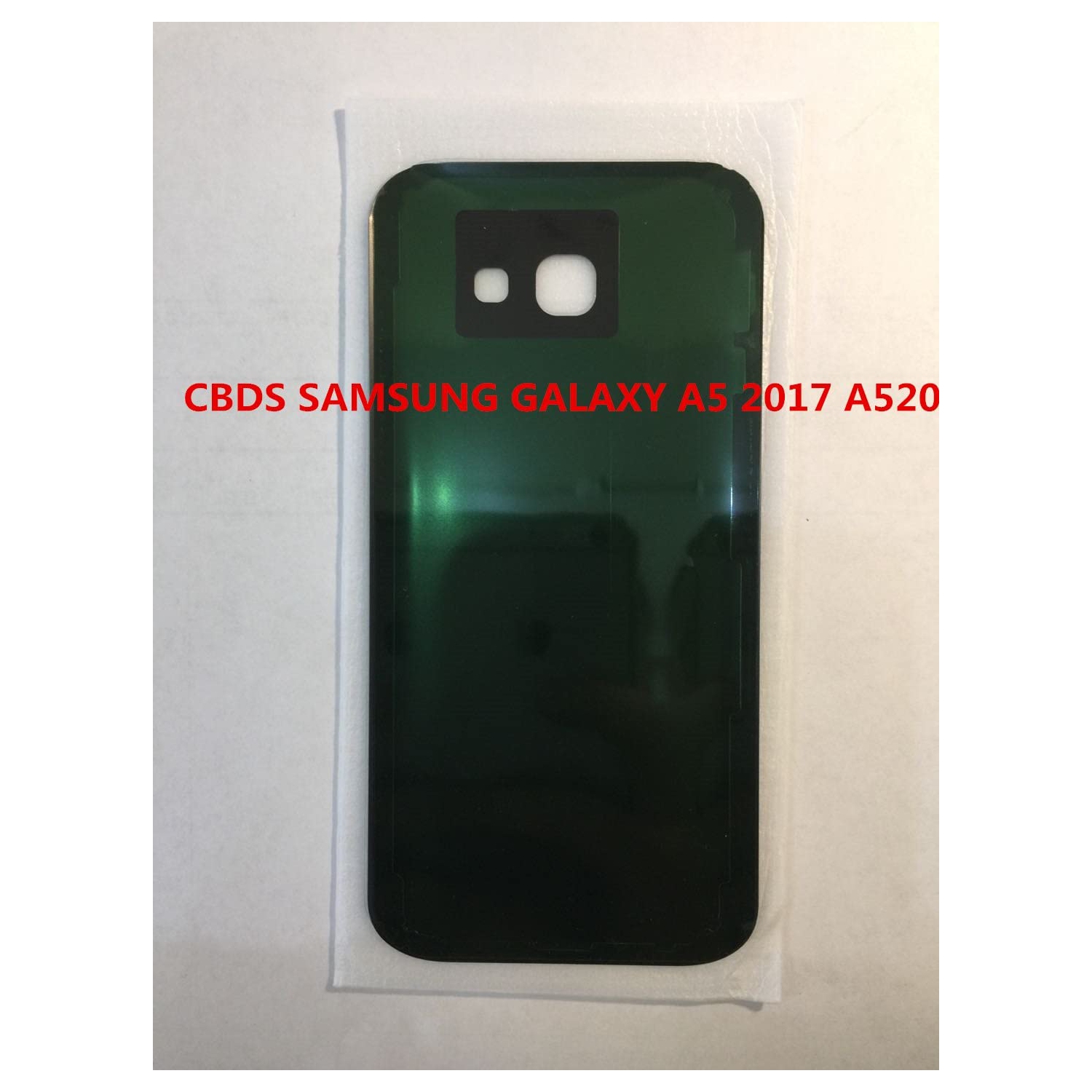 (CBDS) Compatible with/Replacement for Samsung Galaxy A5 2017 Blue Mist. Rear Back Glass Battery Door Housing Cover +