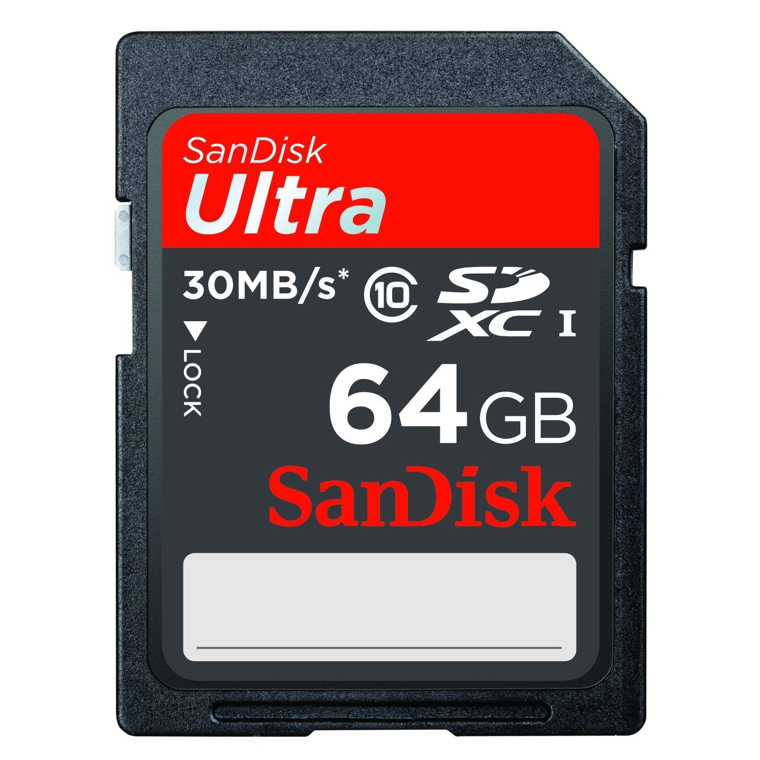 SanDisk Ultra 64GB SDXC Class 10/UHS-1 Flash Memory Card Speed Up to 30MB/s