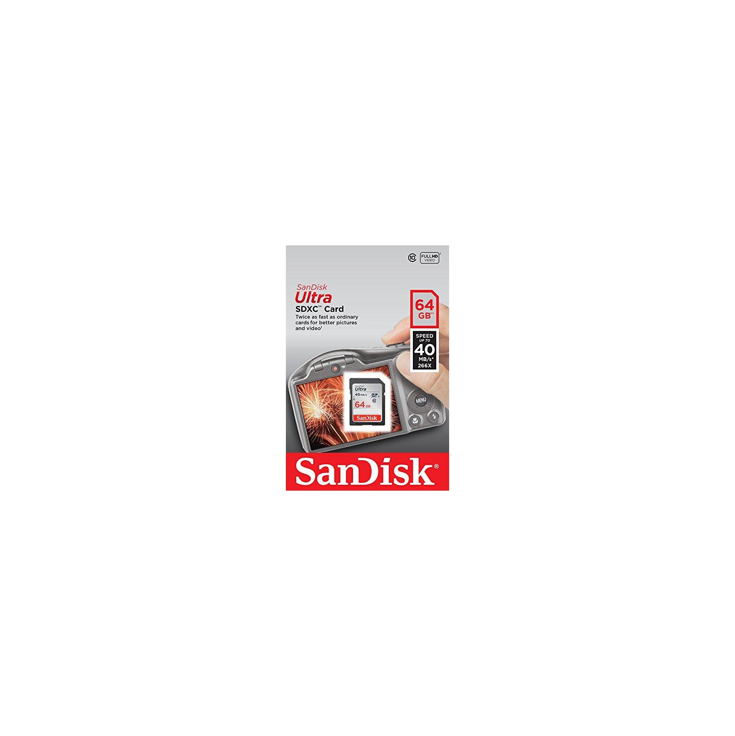 SANDISK SD card 40mb/s sdsdun 64gb