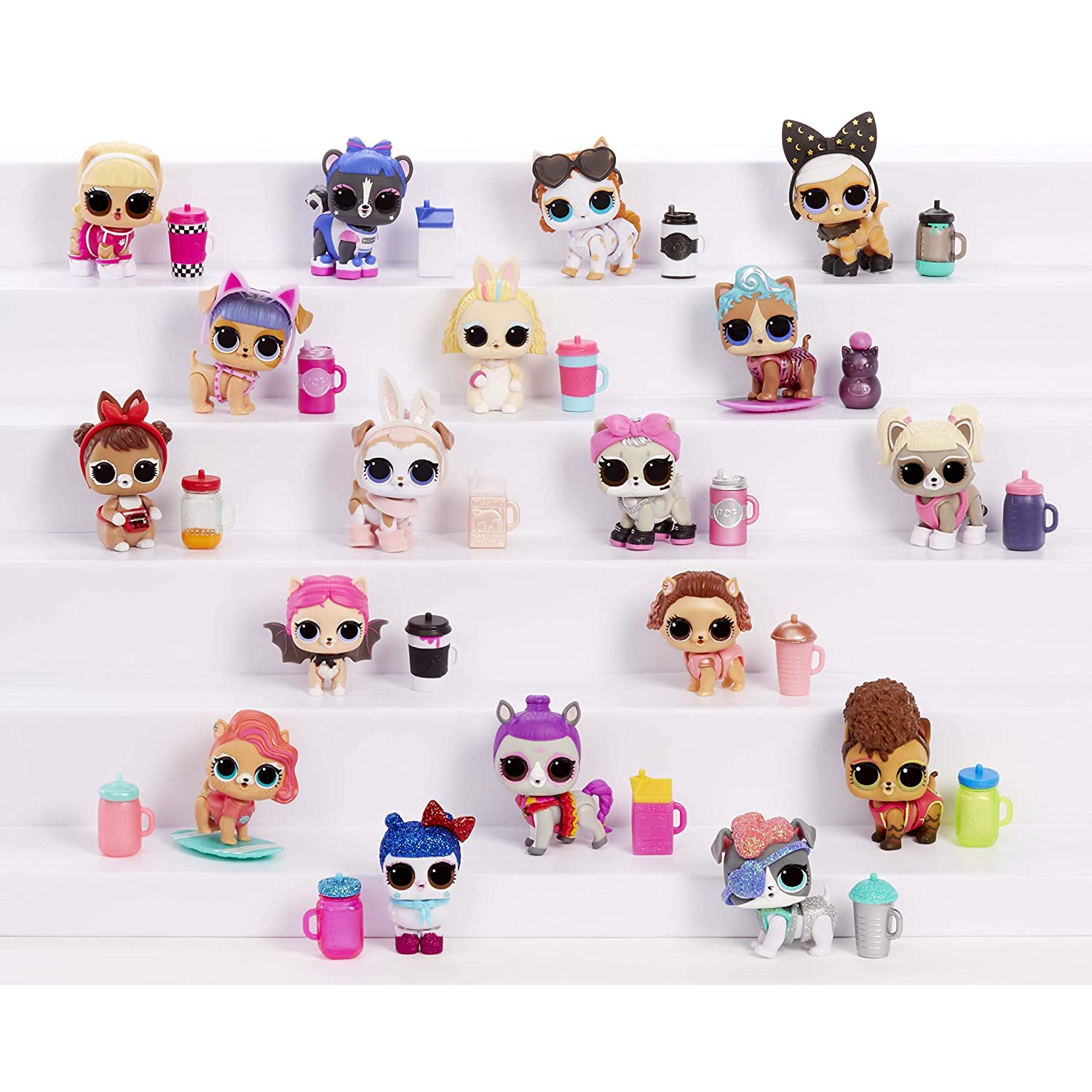 L.O.L. Surprise! Fluffy Pets Winter Disco Series with Removable Fur