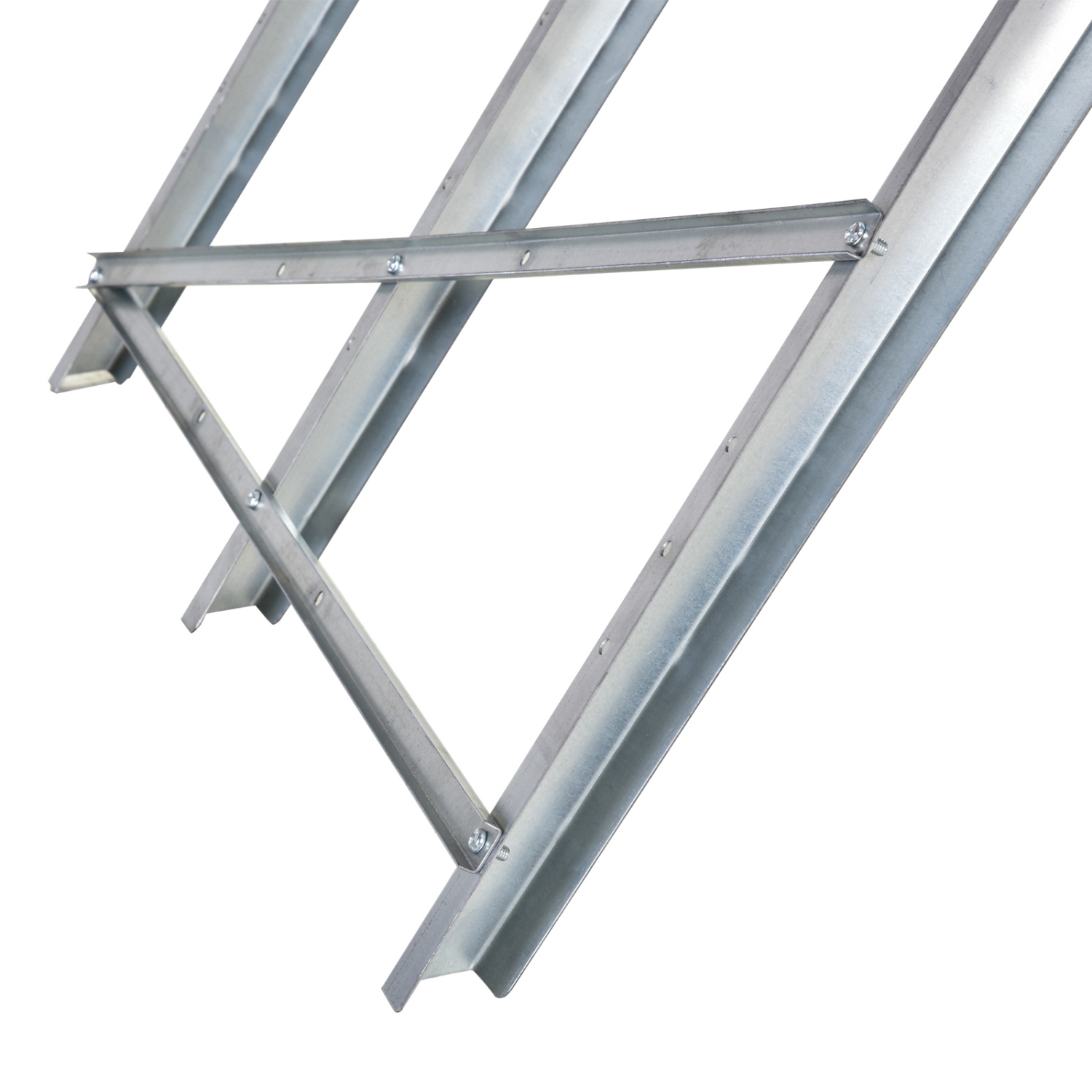 DURHAND Portable Sawhorse Heavy Duty Cutting Stand Steel Adjustable Work Support, Foldable Sawhorse Stand 220 lbs Weight Capacity