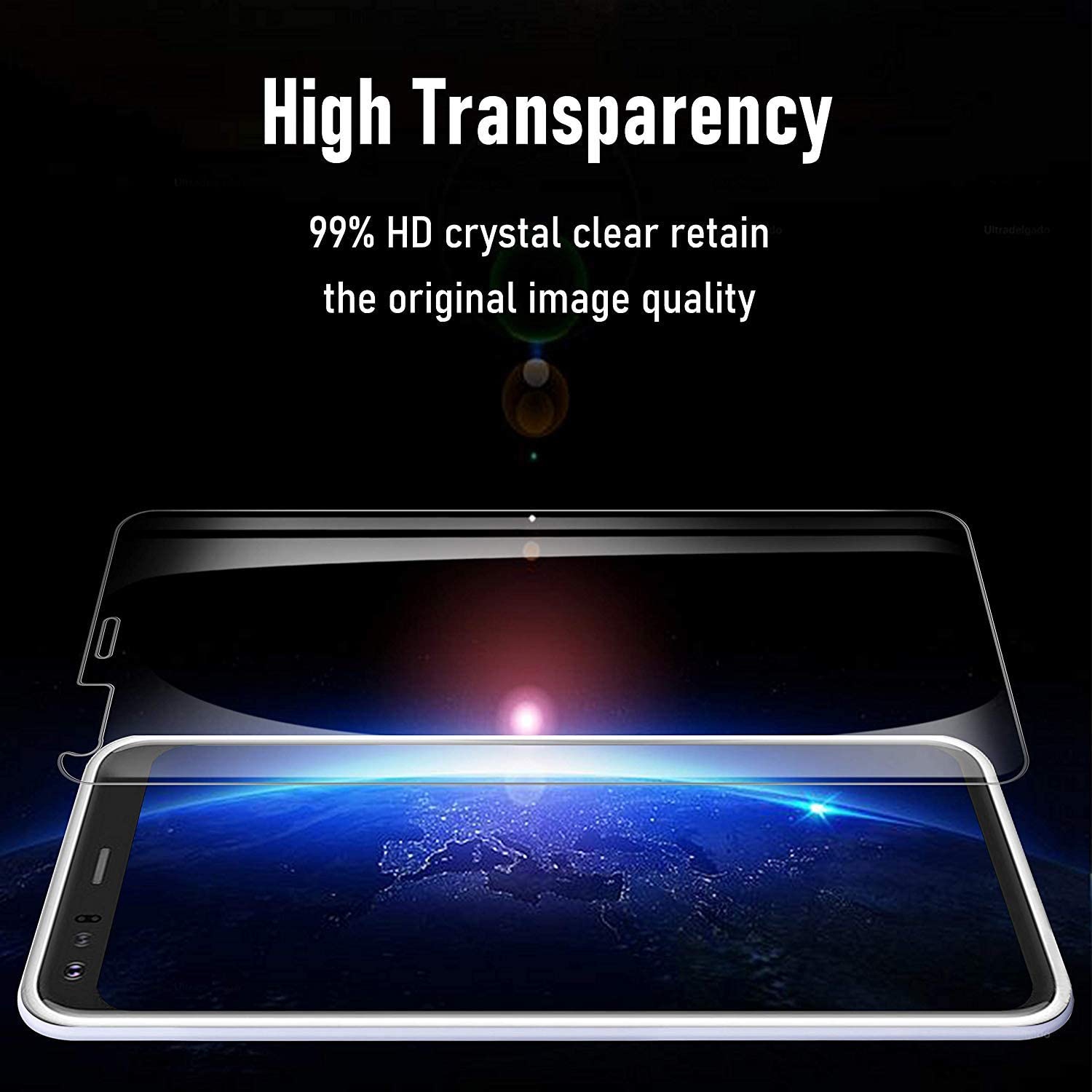 2 protecteurs d’écran en verre trempé de qualité supérieure de WINGOMART pour Pixel 4 XL