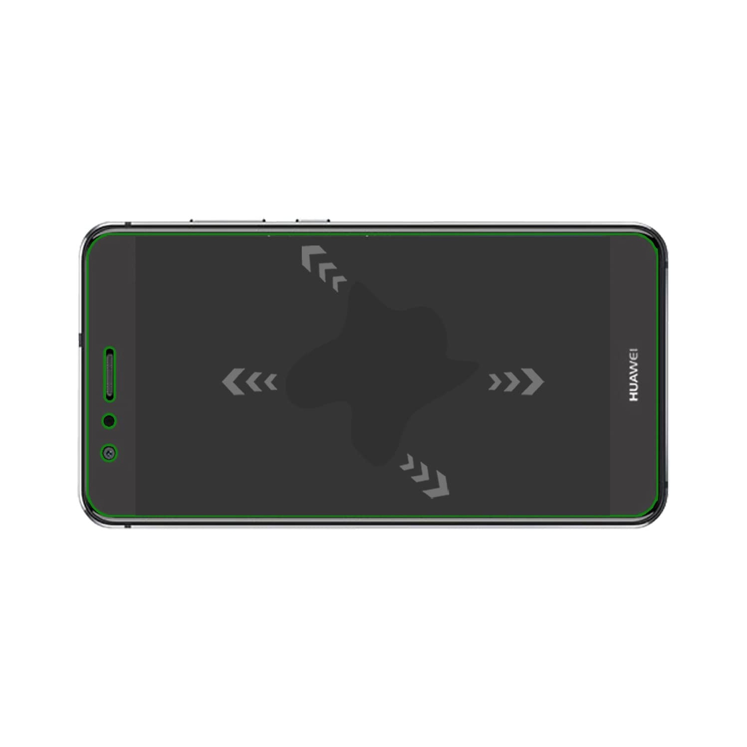 2 Pack of WINGOMART Premium Tempered Glass Screen Protector for Huawei P10