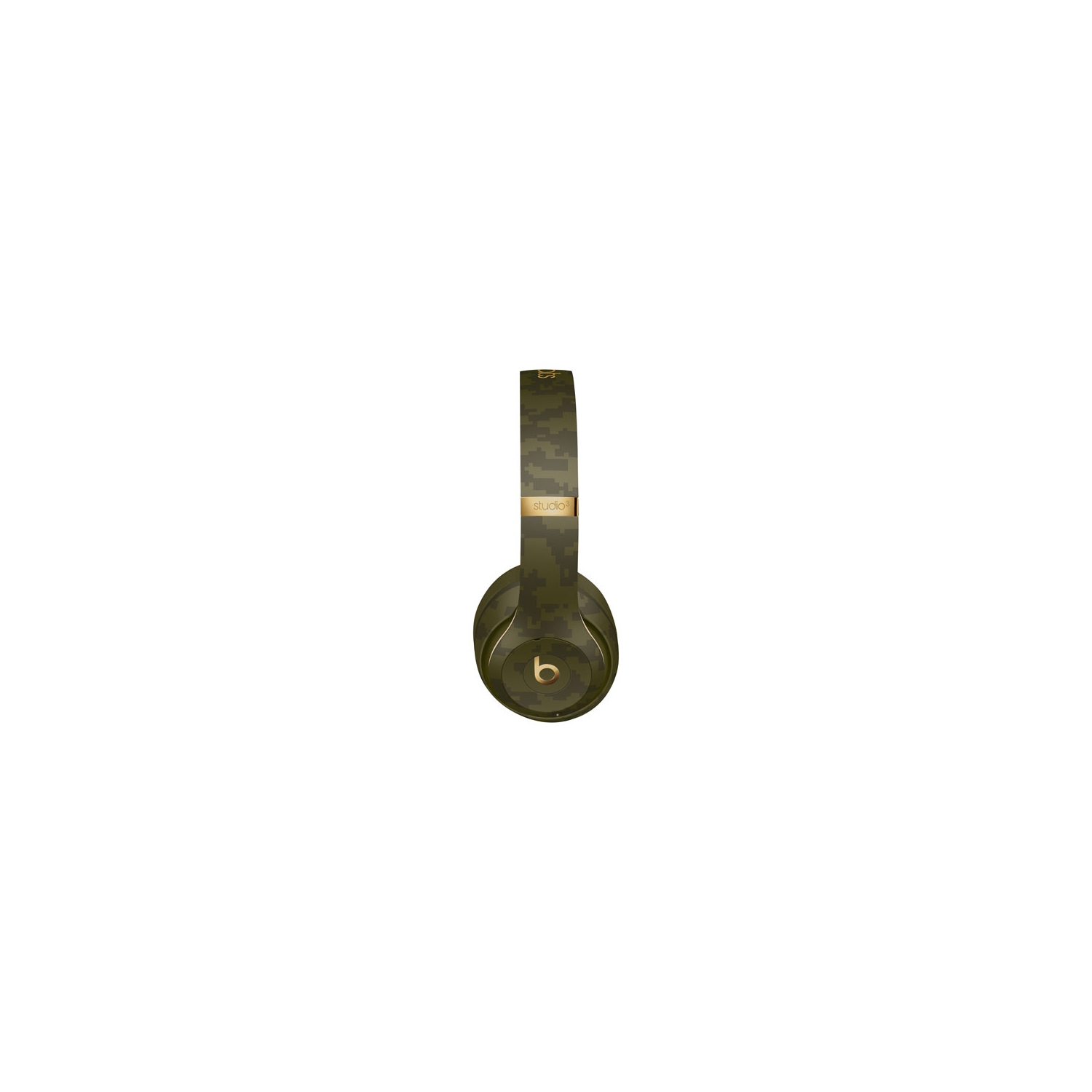 Refurbished - Beats by Dr. Dre Studio3 Camo Noise Cancelling Bluetooth Headphones - Forest Green